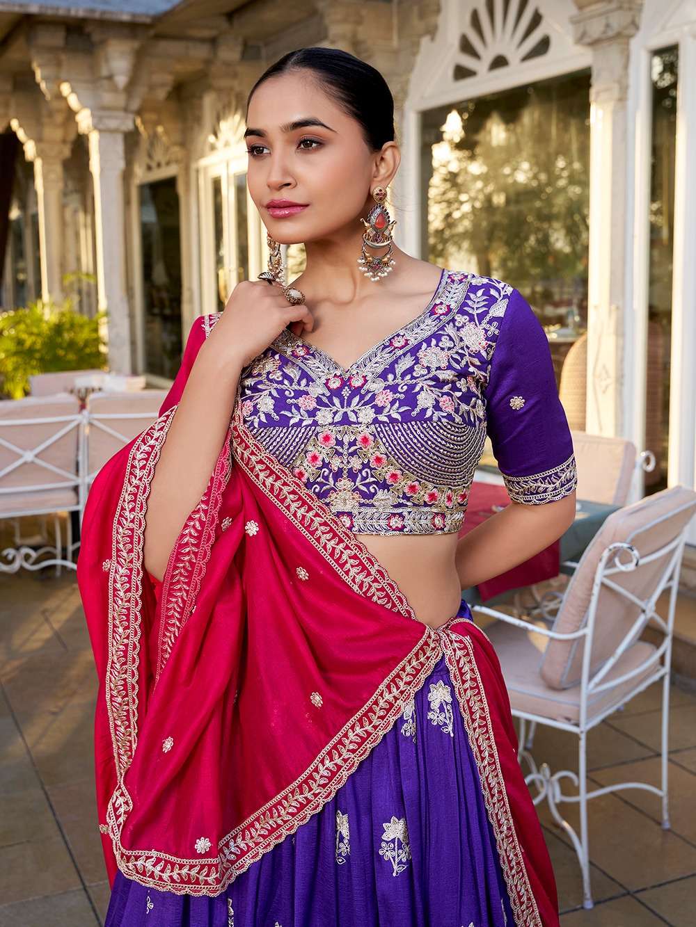 NEW LAUNCHING SEQUENCE AND THREAD EMBROIDERY WORK LEHENGA KESHVI CATALOG