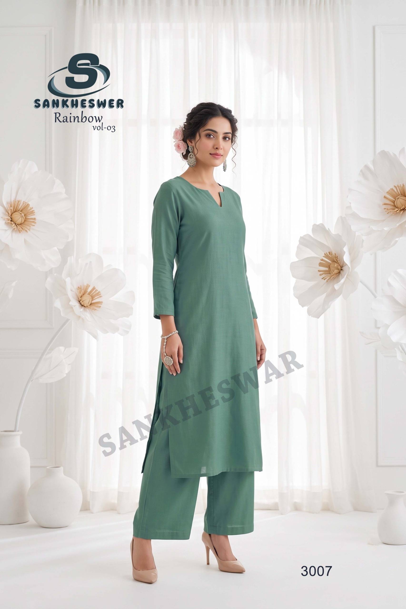 Sankheswer Impex Launching New Catalouge  RAINBOW VOL-3  Fabric  VERTICAN 