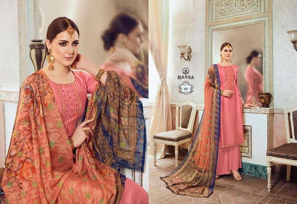 HANSA HUSNA  SALWAR SUIT CATALOG WHOLESALER FROM SURAT 