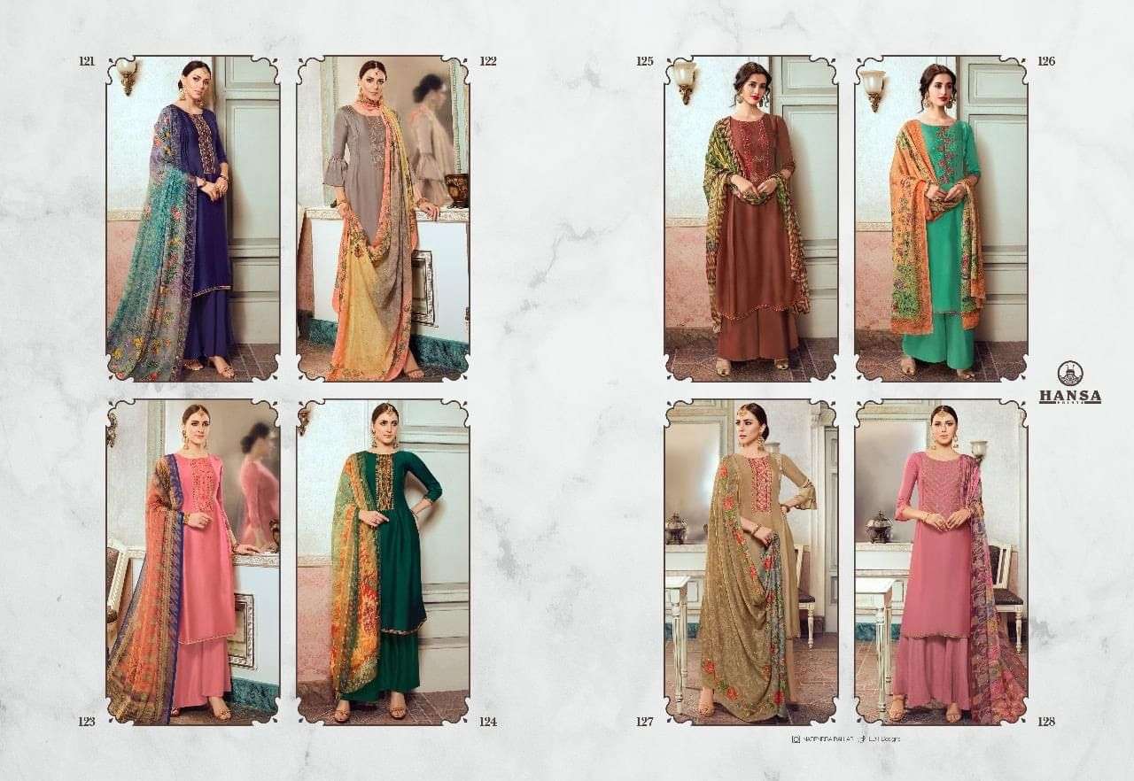 HANSA HUSNA  SALWAR SUIT CATALOG WHOLESALER FROM SURAT 