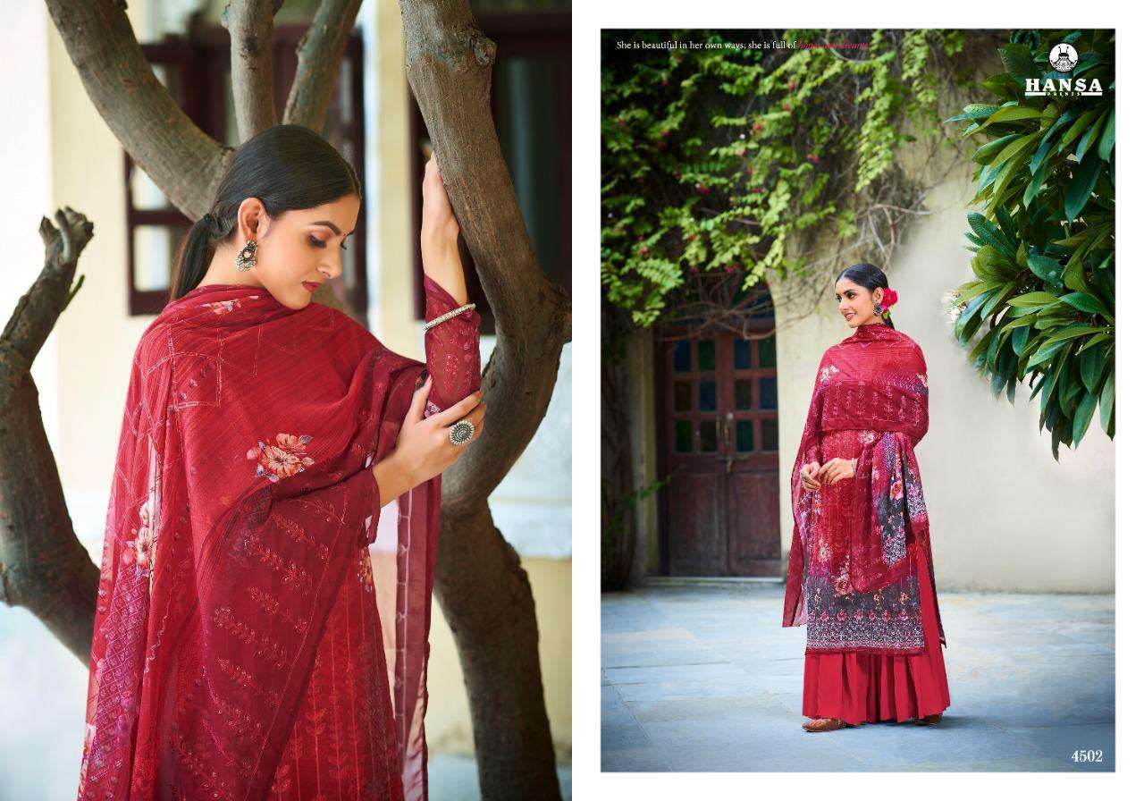 HANSA UNSTITCHED SUIT  COLECTION