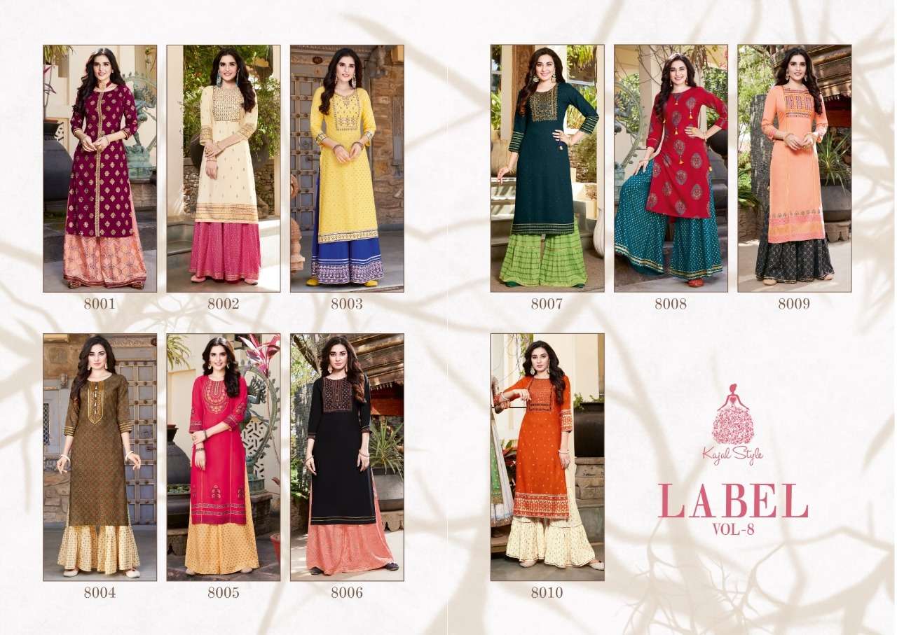 KAJAL STYLE-FASHION LABLE VOL-8