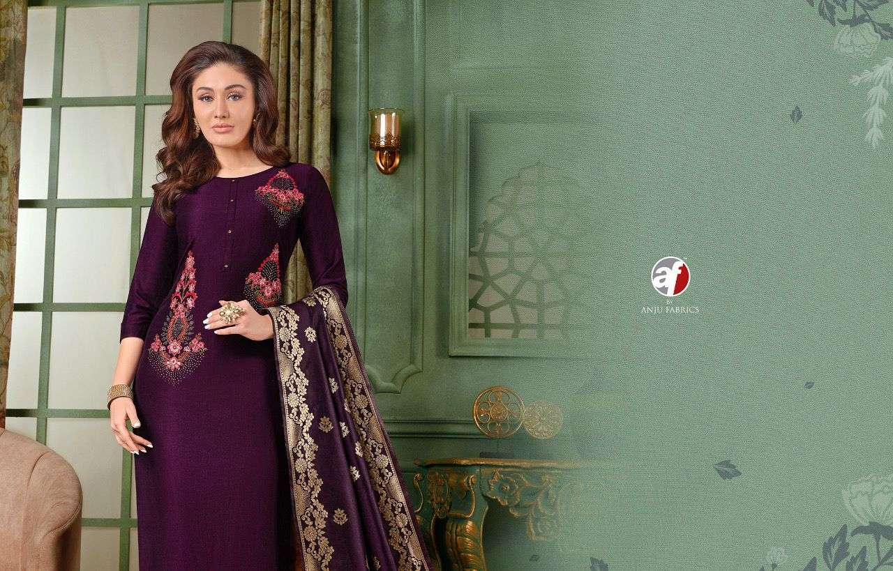 ANJU FAB KURTI WITH PANT DUPATTA MAYURI VOL-2 CATALOG WHOLESALER LUCACCI DESIGNER 