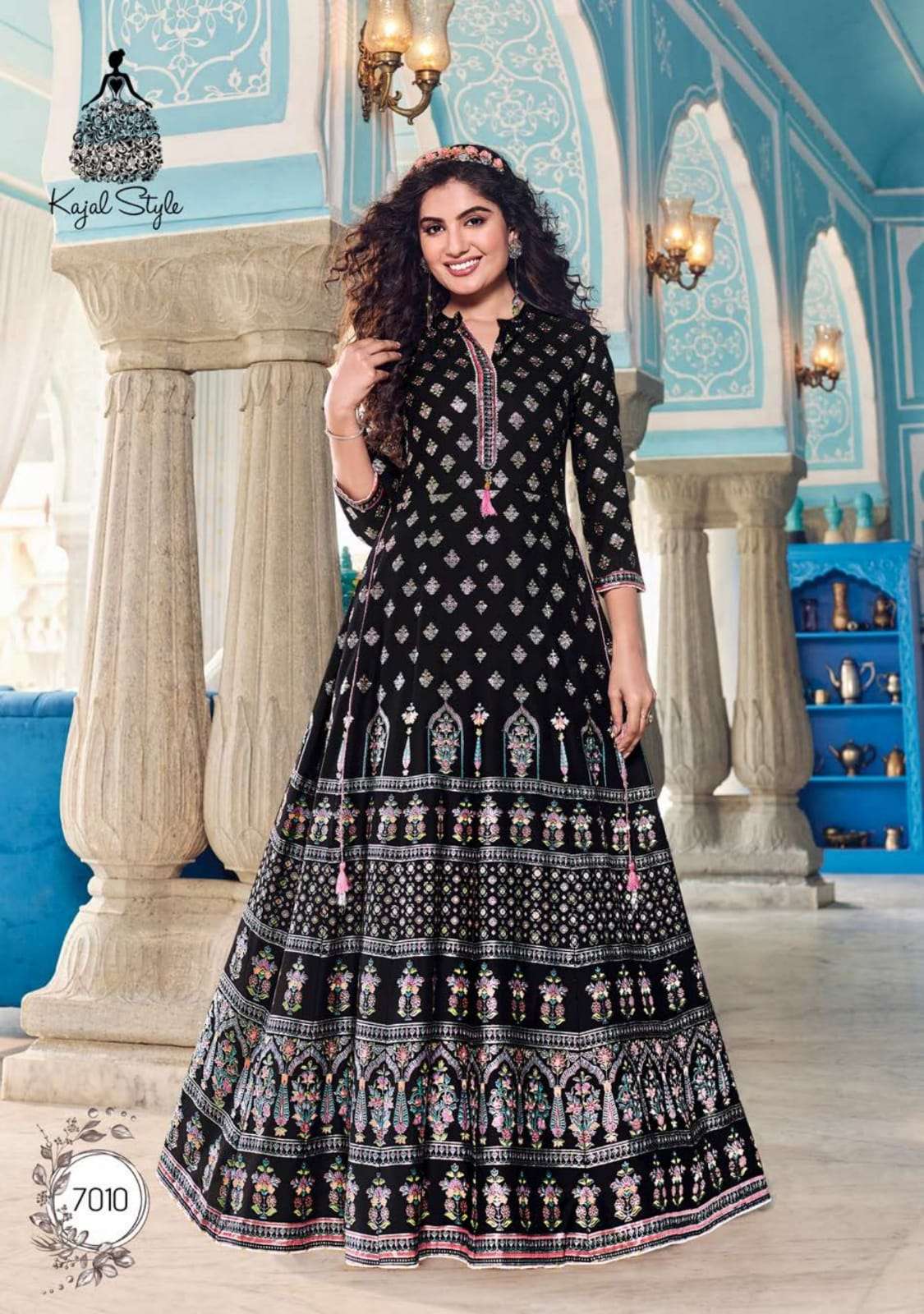 FASHION COLOUR VOL-7 BY KAJAL STYLE CATALOG WHOLESALER SUPPLIER LUCACCI DESIGNER SURAT IN INDIA 