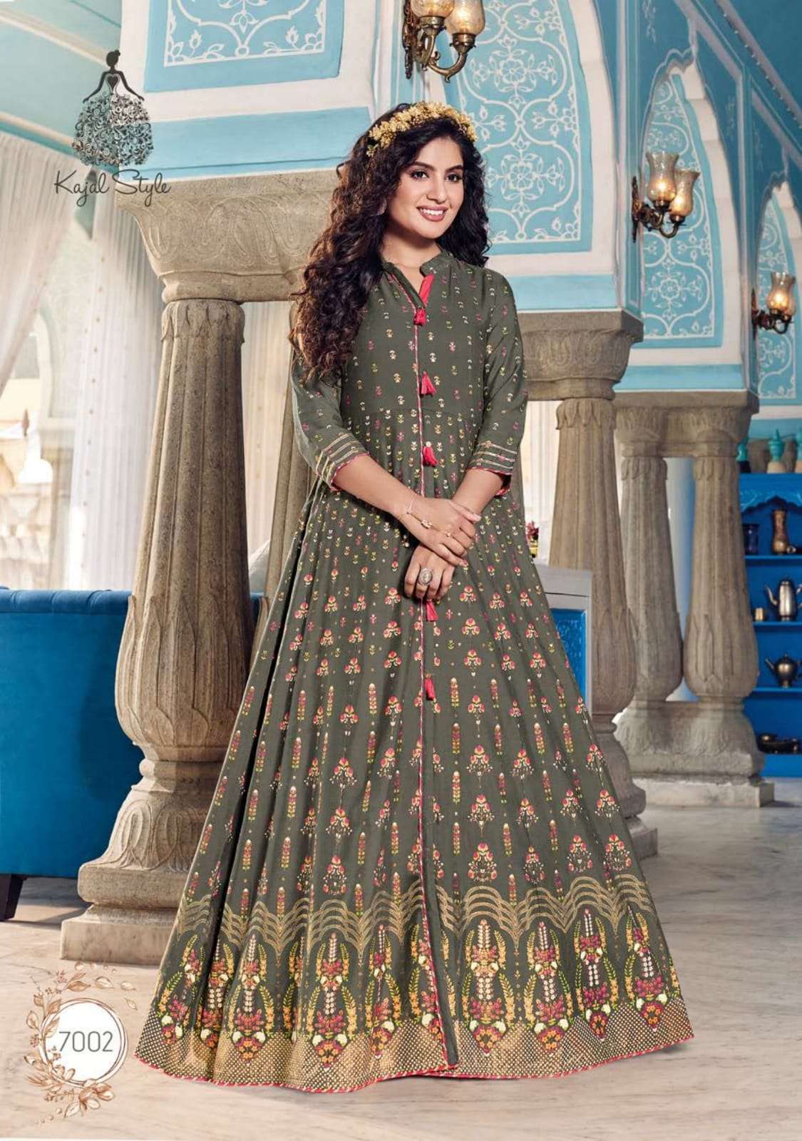 FASHION COLOUR VOL-7 BY KAJAL STYLE CATALOG WHOLESALER SUPPLIER LUCACCI DESIGNER SURAT IN INDIA 
