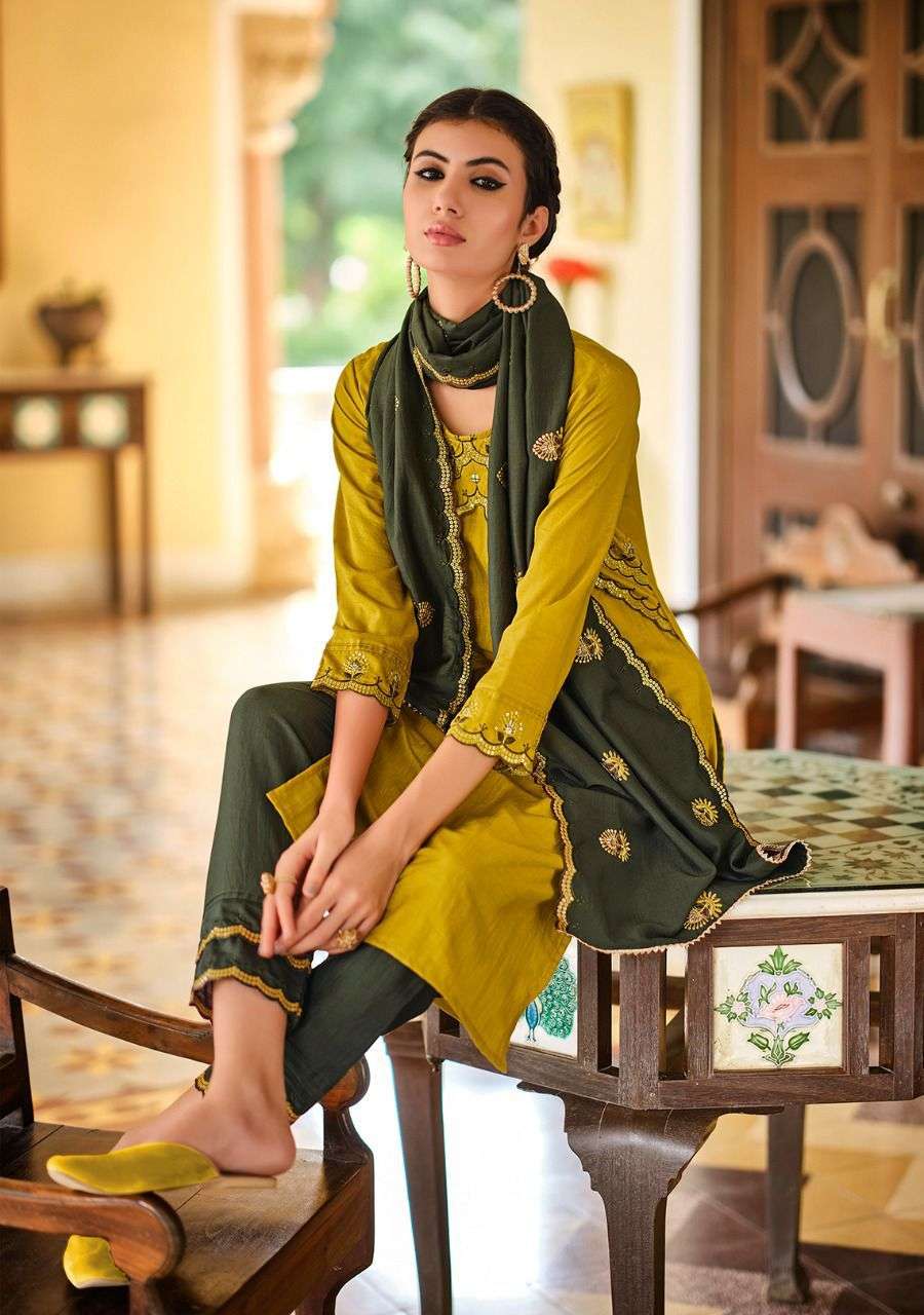 KALAKI FASHION IZABELLA VOL-3 DESIGNER 3 PC CONCEPT CATALOG WHOLESALER IN SURAT 