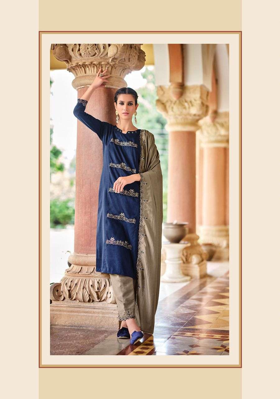 KALAKI FASHION IZABELLA VOL-3 DESIGNER 3 PC CONCEPT CATALOG WHOLESALER IN SURAT 