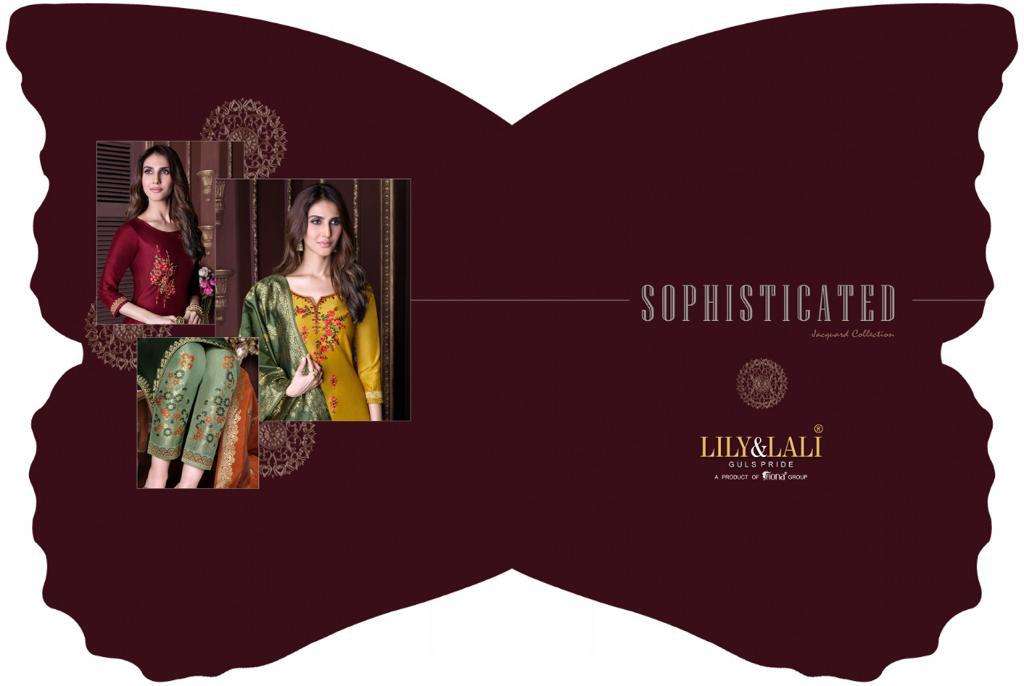LILY LALI MEENAKARI DESIGNER KURTI WITH PENT DUPATTA CATALOG  WHOLESALER