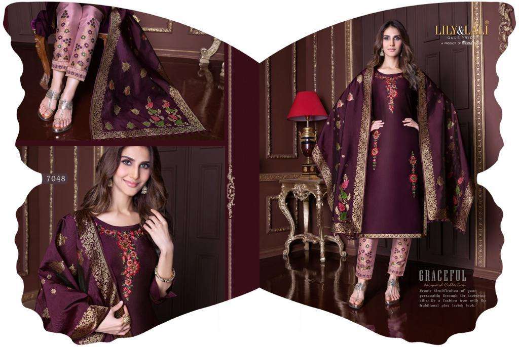 LILY LALI MEENAKARI DESIGNER KURTI WITH PENT DUPATTA CATALOG  WHOLESALER
