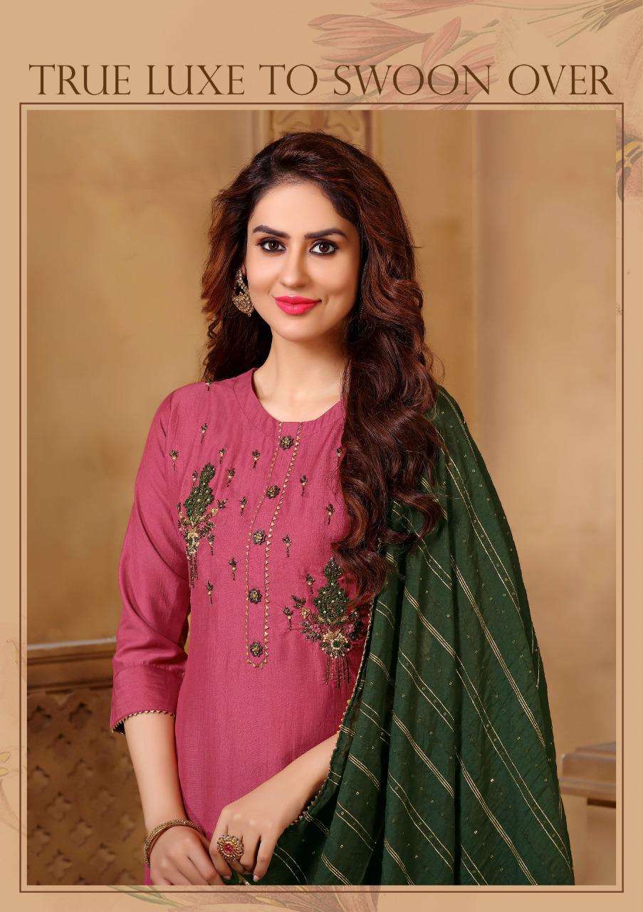 RAFEEL BY HIVA DESIGNER TOP BOTTOM DUPATTA CATALOG ISHIKA WHOLSALER SUPPLIER 