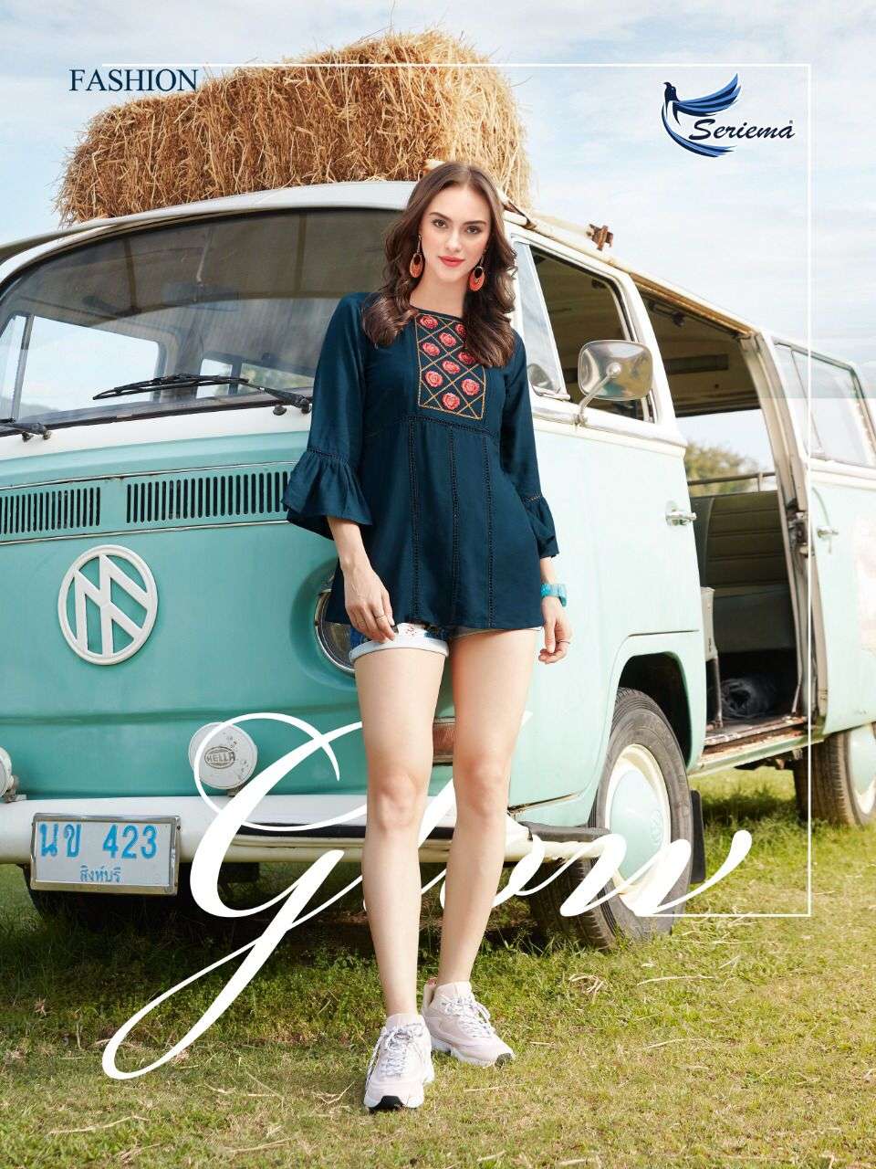 SERIMA NITESH SILK MILLS SHORT TOP WHOLESALE SUPPLIER EXPORTER FROM SURAT GUJARAT INDIA LUCACCI DESIGNER