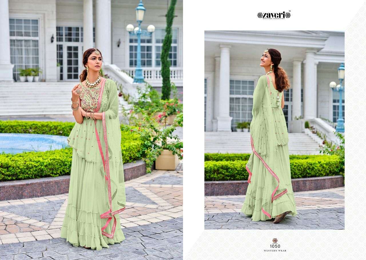 ZAVERI WOMEN BEAUTY READYMADE COLLECTIONWESTERN WEAR VOL-2 COLLECTION WHOLESALER SUPPLIER SURAT LUCACCI DESIGNER