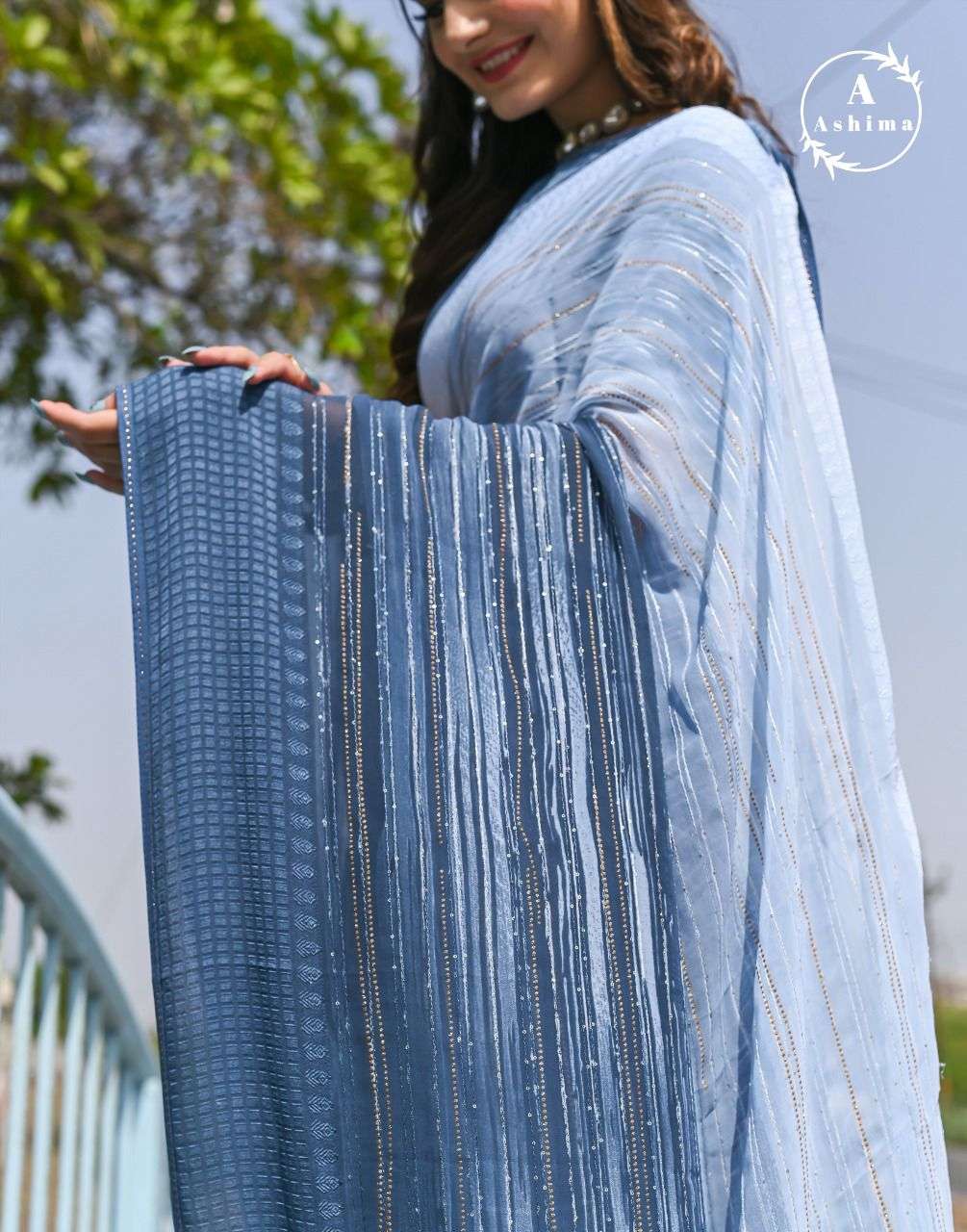 ASHIMA RIHANA PATTERN SEQUENCE SAREE CATALOG