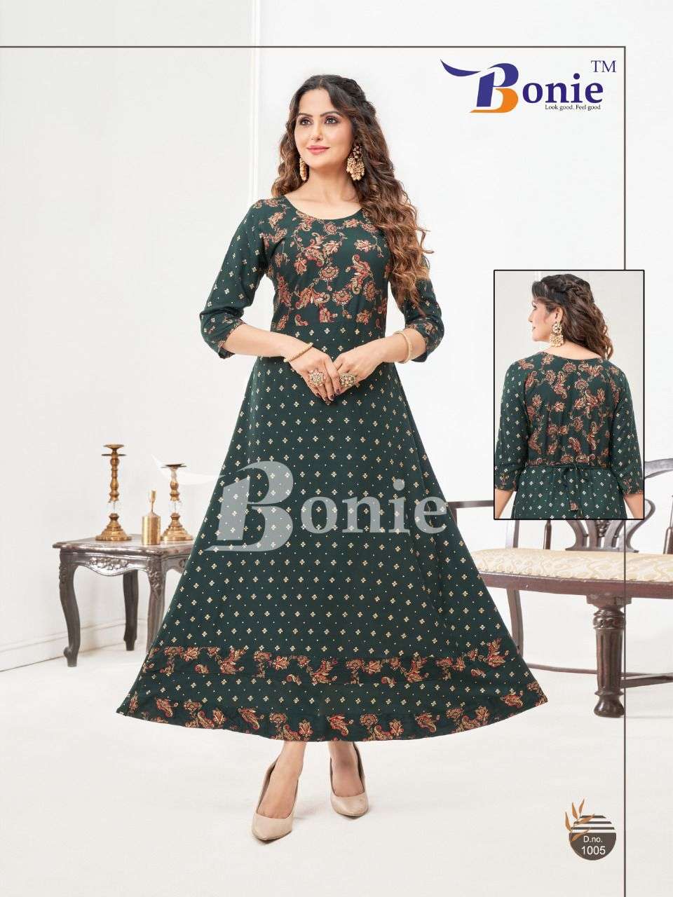 BONIE SHANAYA PRINTED KURTI CATALOG