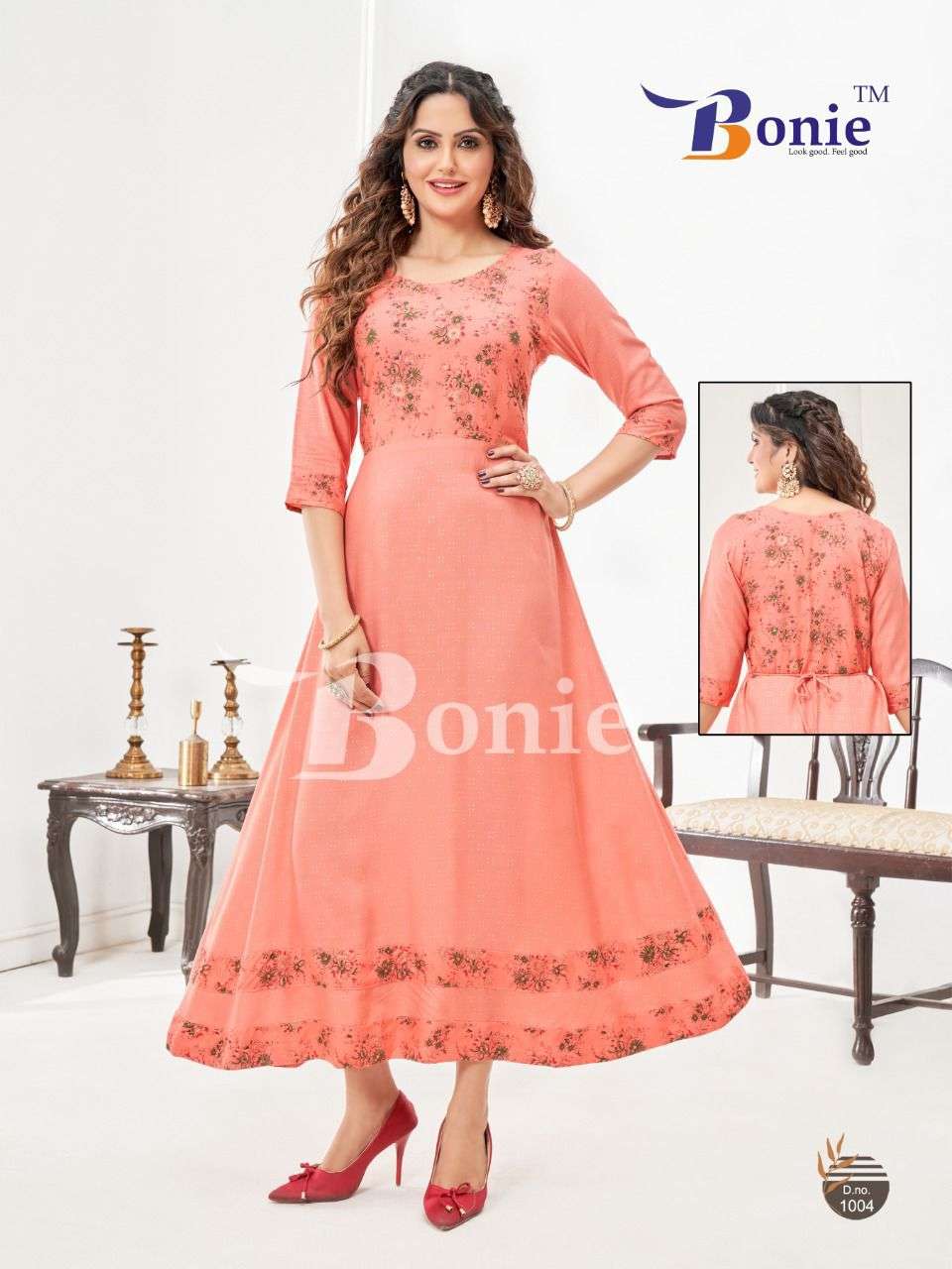 BONIE SHANAYA PRINTED KURTI CATALOG