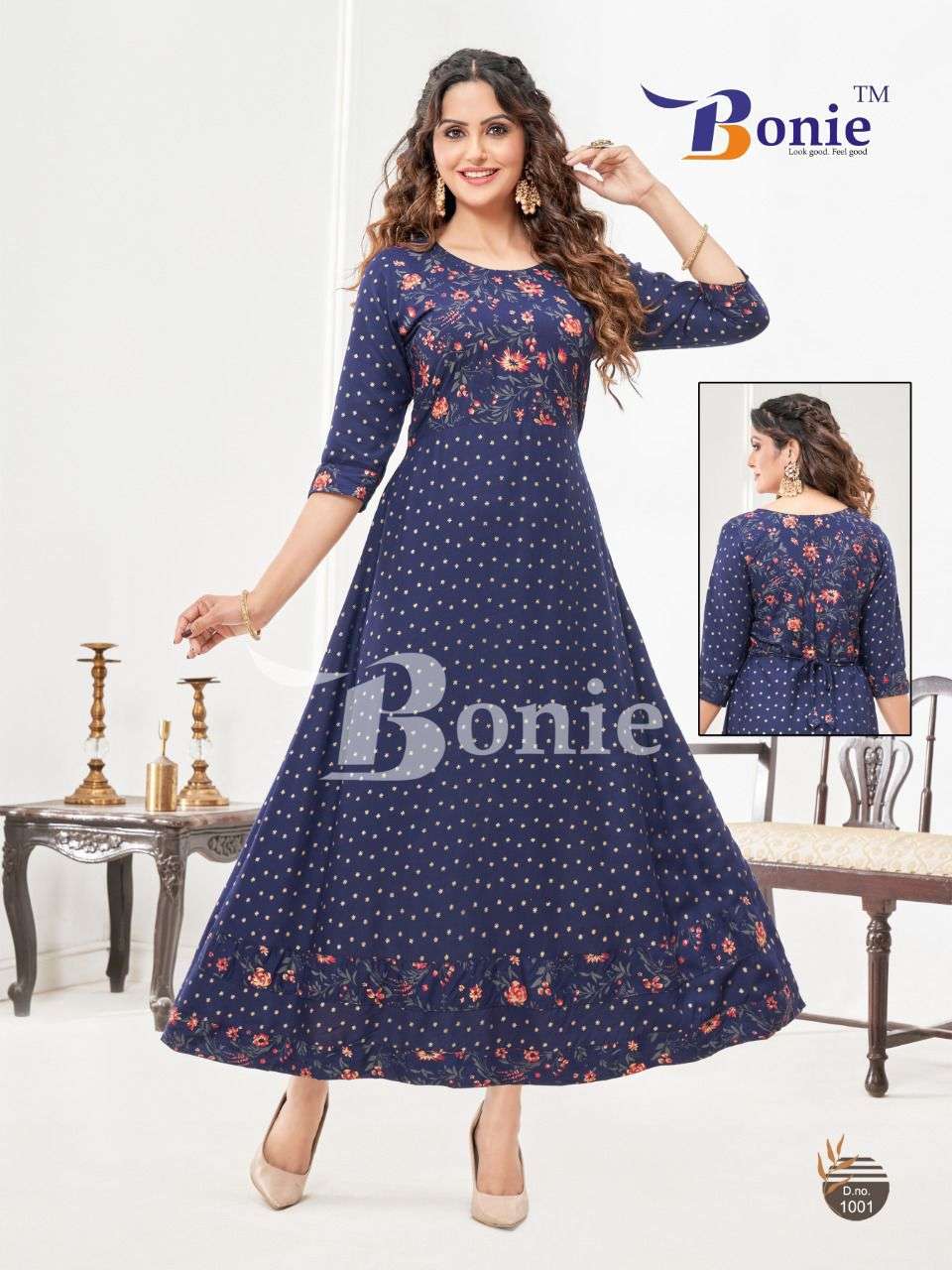BONIE SHANAYA PRINTED KURTI CATALOG