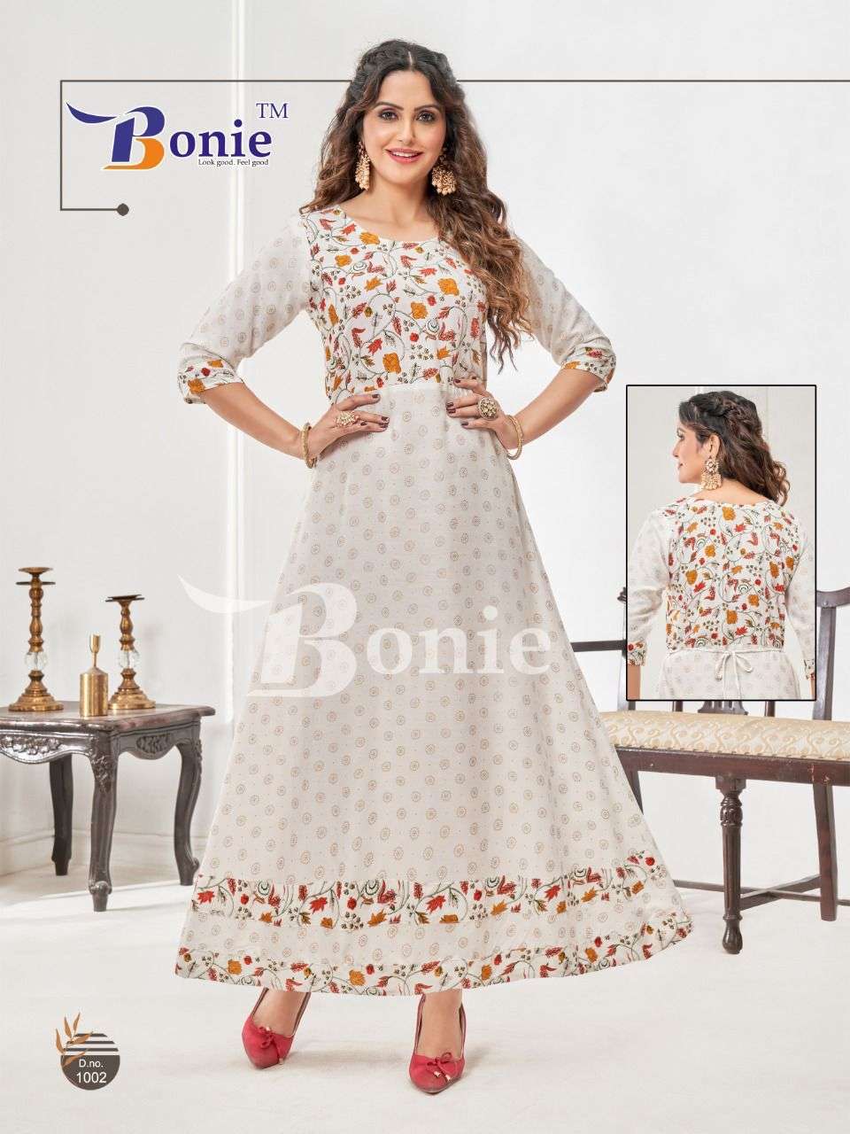 BONIE SHANAYA PRINTED KURTI CATALOG