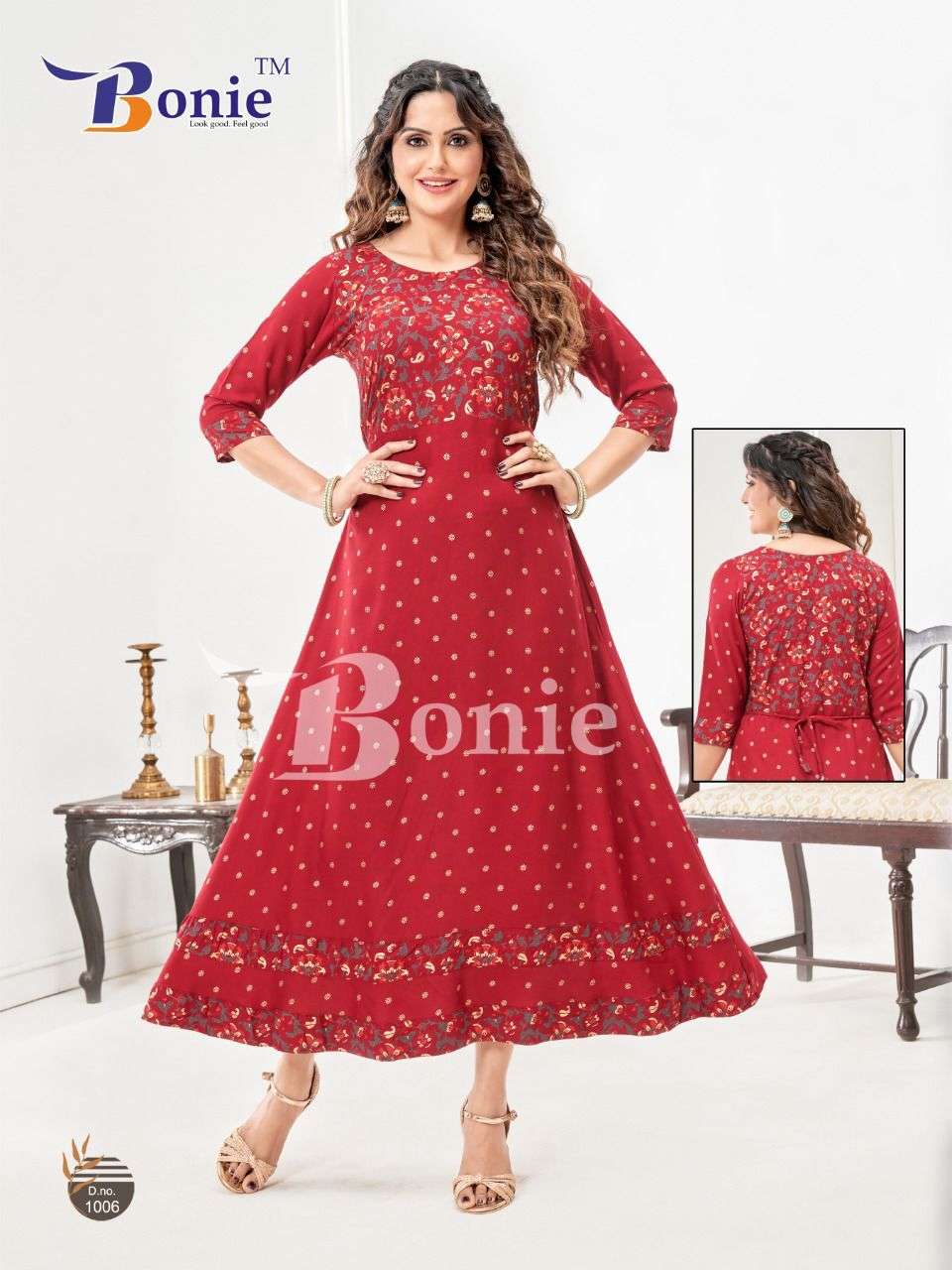BONIE SHANAYA PRINTED KURTI CATALOG
