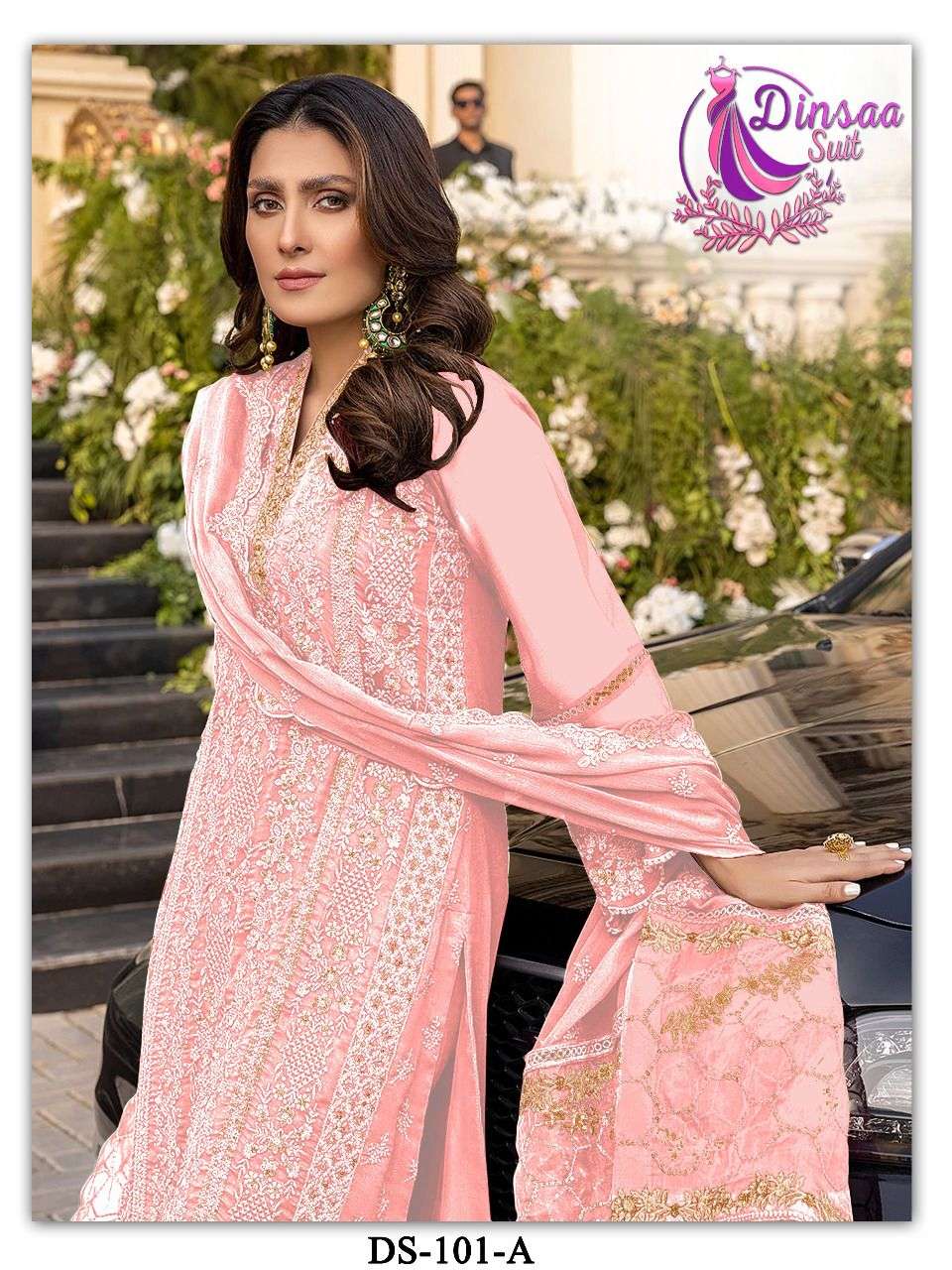  DINSAA SUIT COLOUR ADITION EMBROIDERY CATALOG