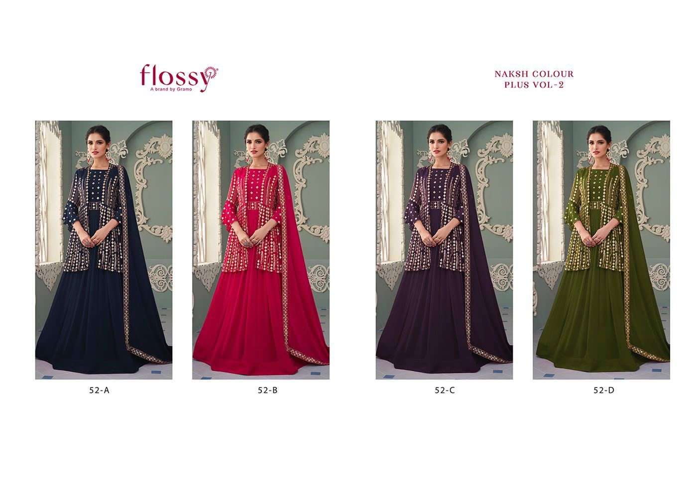 FLOSSY NAKSH COLOUR VOL-3 3PCS CONCEPT CATALOG