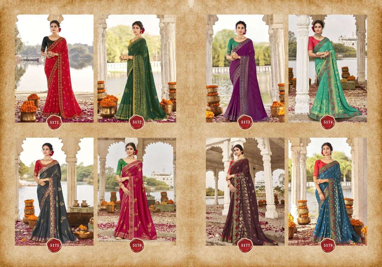 ISHIKA  AURA 5171 TO 5178 VICHITRA CATALOG
