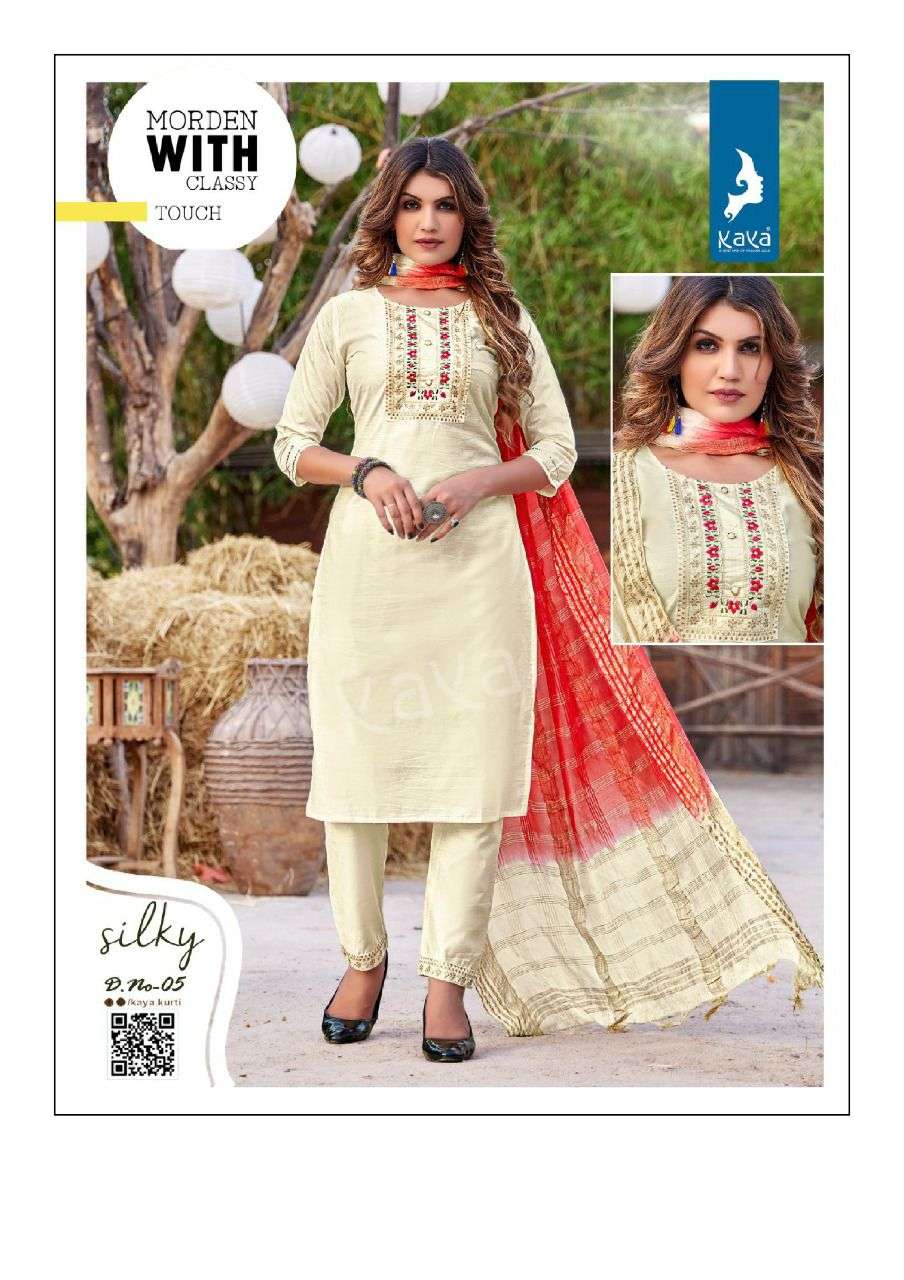 KAYA KURTI SILKY 3PCS CONCEPT CATALOG