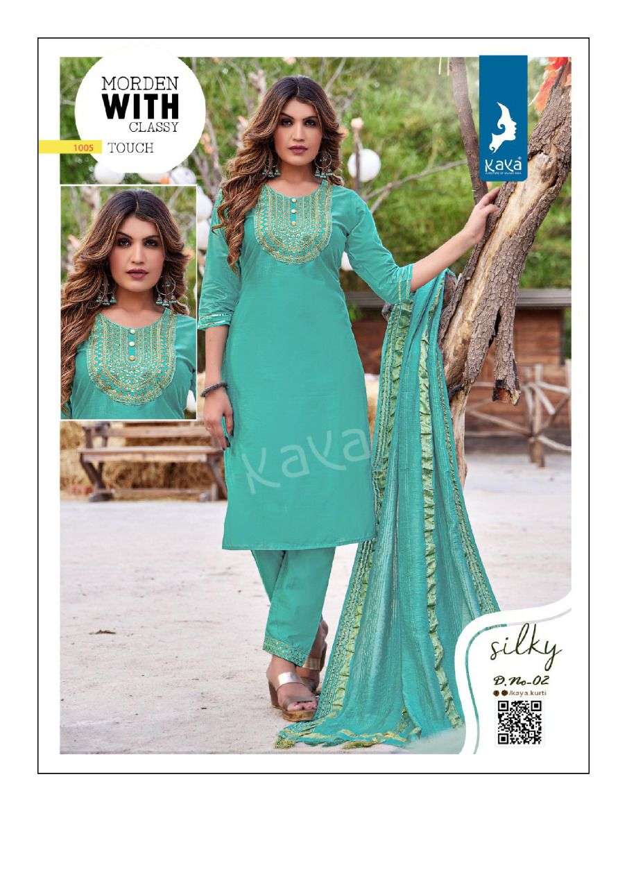 KAYA KURTI SILKY 3PCS CONCEPT CATALOG