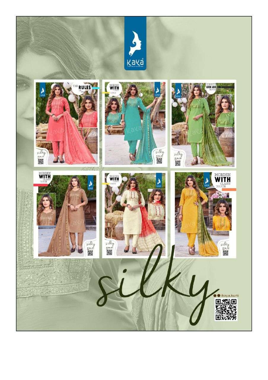 KAYA KURTI SILKY 3PCS CONCEPT CATALOG