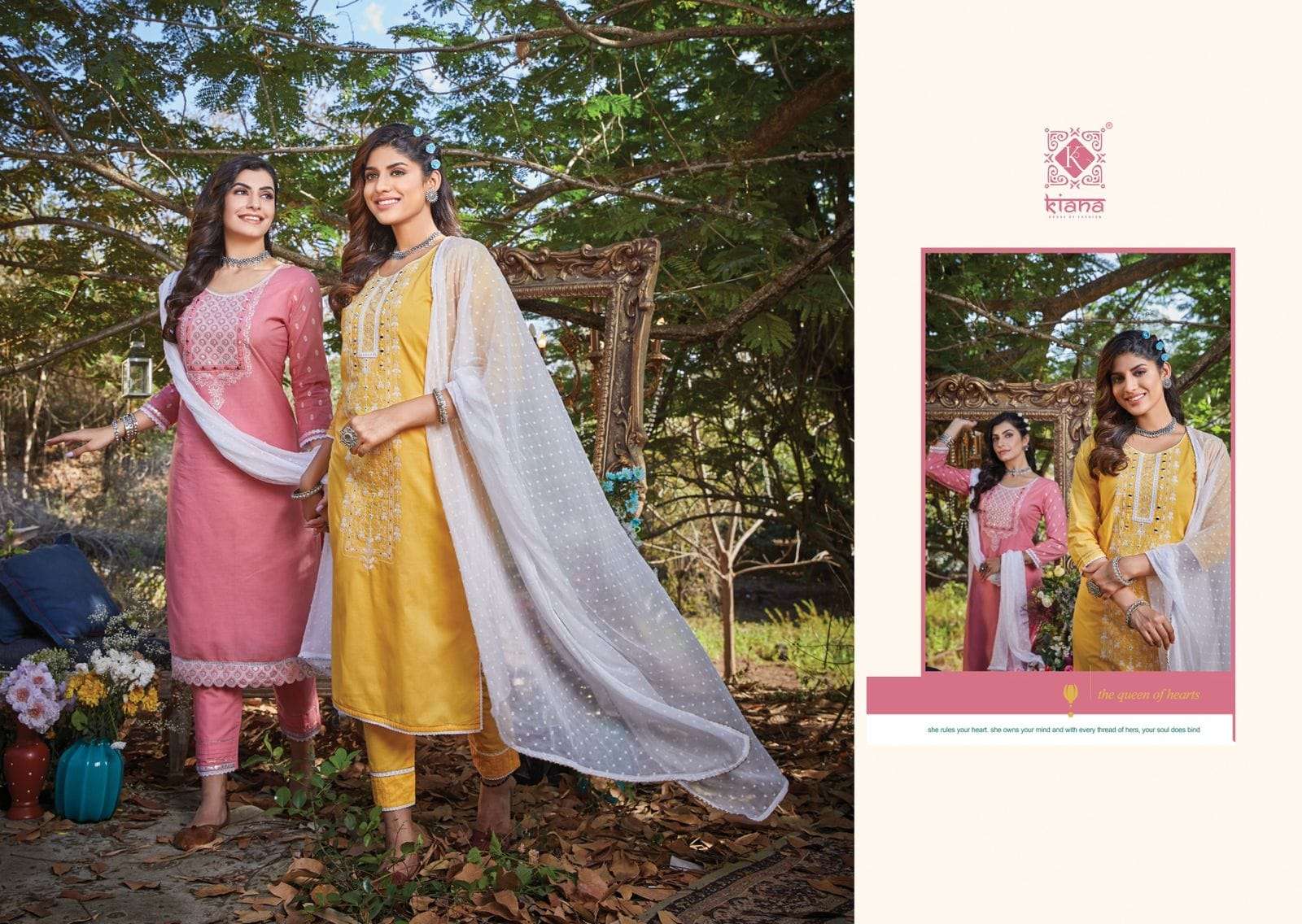 KIANA  FASHION LUCKNOWI VOL-3 3PCS CONCEPT CATALOG