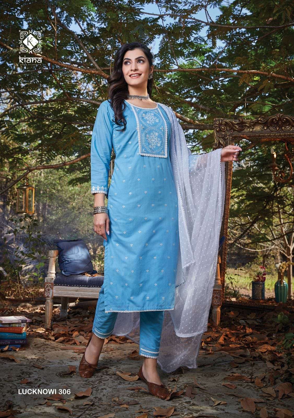 KIANA  FASHION LUCKNOWI VOL-3 3PCS CONCEPT CATALOG