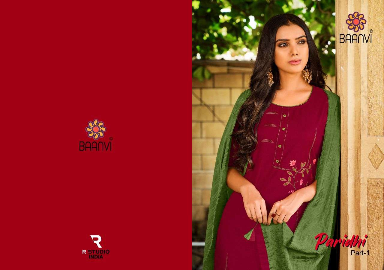 R STUDIO PARIDHI VOL-1 3 PCS KURTI CATALOG