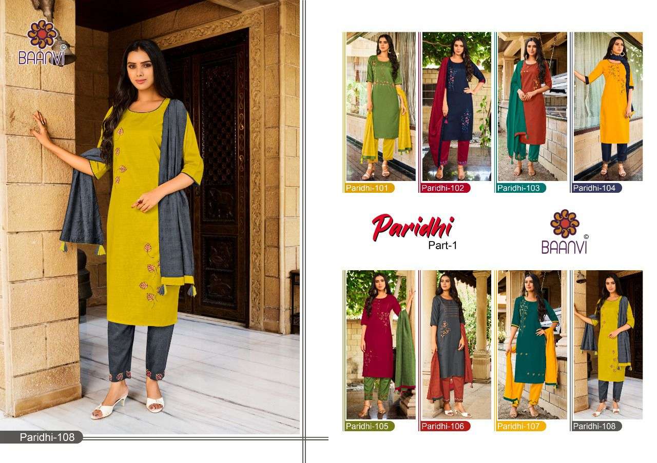R STUDIO PARIDHI VOL-1 3 PCS KURTI CATALOG