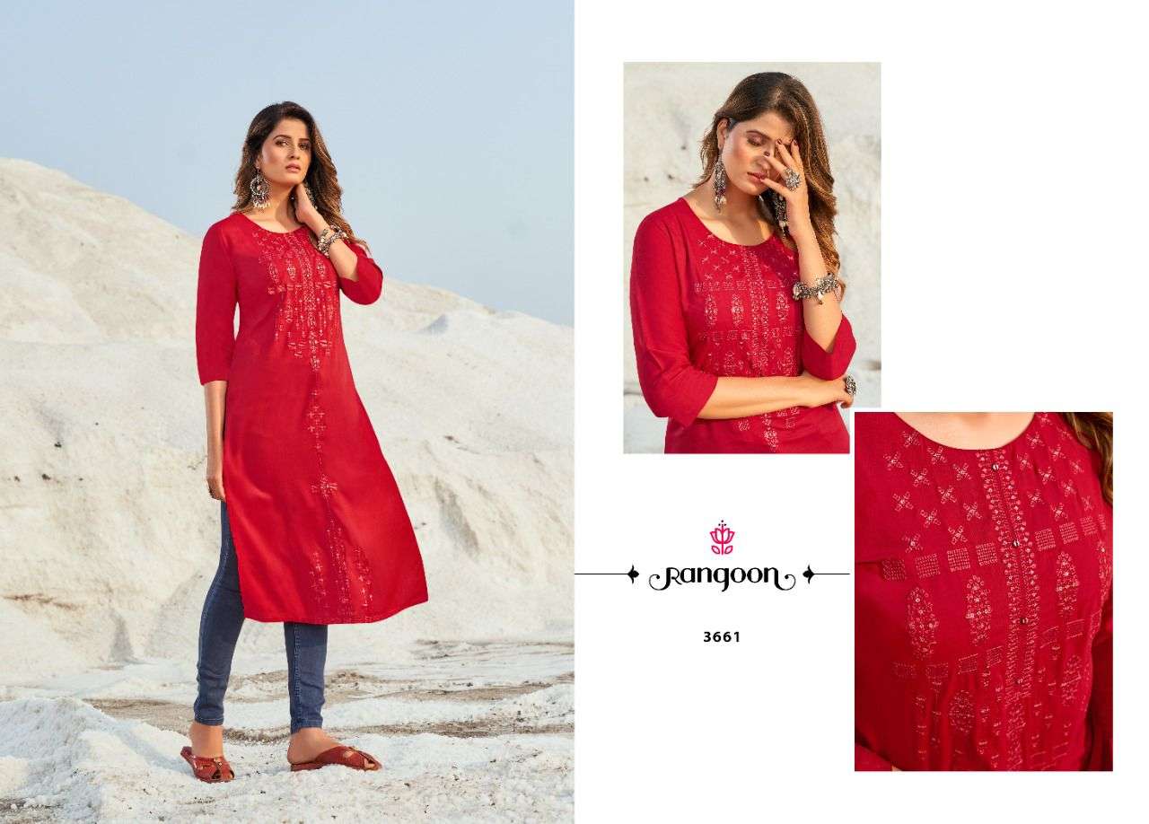RANGOON  AKTARA TRANDING KURTI CATALOG