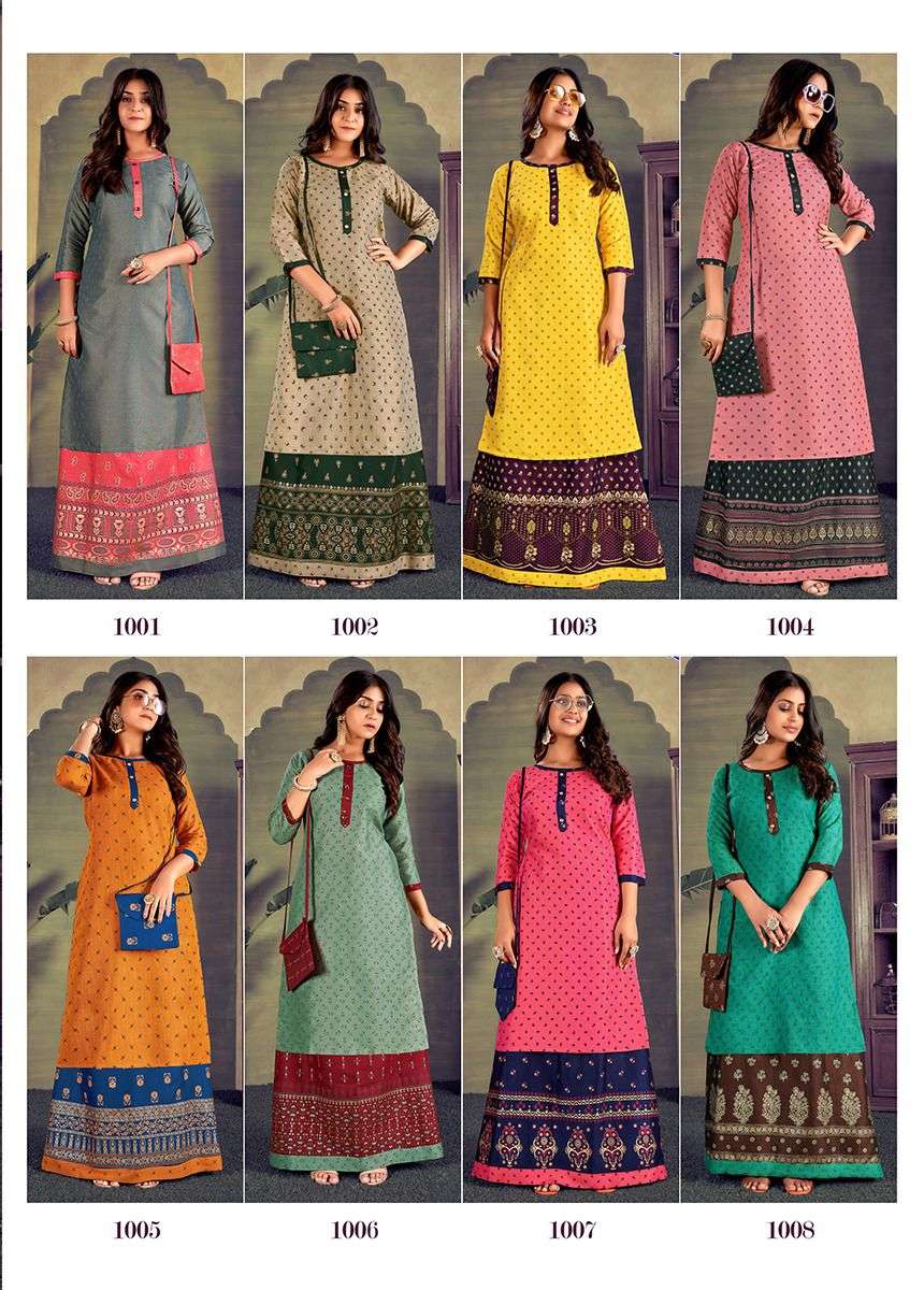 RANI BHATIYANI PANCHI VOL-1 KURTI WITH SKIRT CATALOG 
