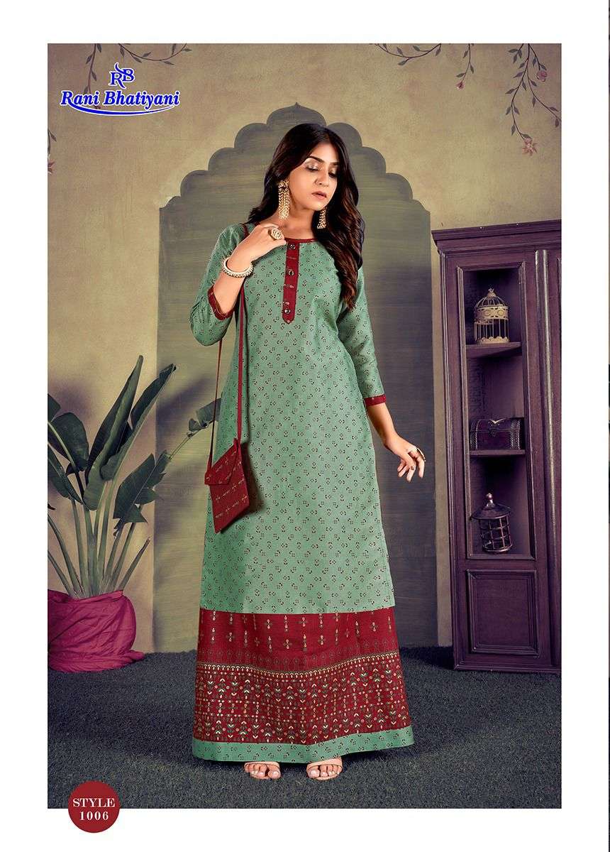 RANI BHATIYANI PANCHI VOL-1 KURTI WITH SKIRT CATALOG 