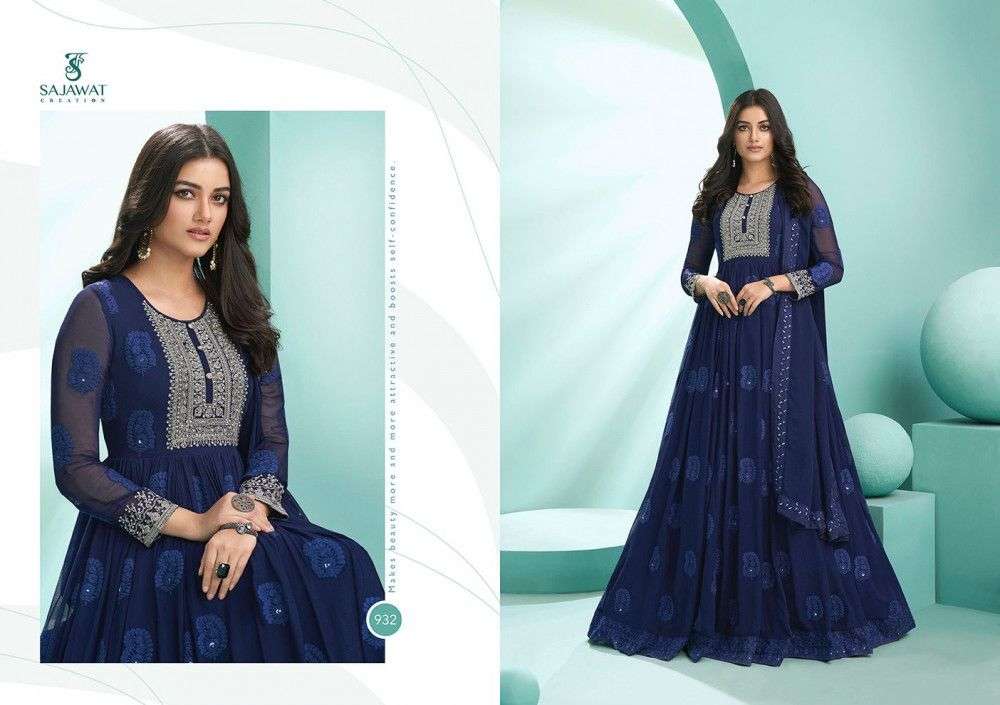 SAJAWAT CREATION KALPI VOLUME-1 FASTIVE WEAR CATALOG