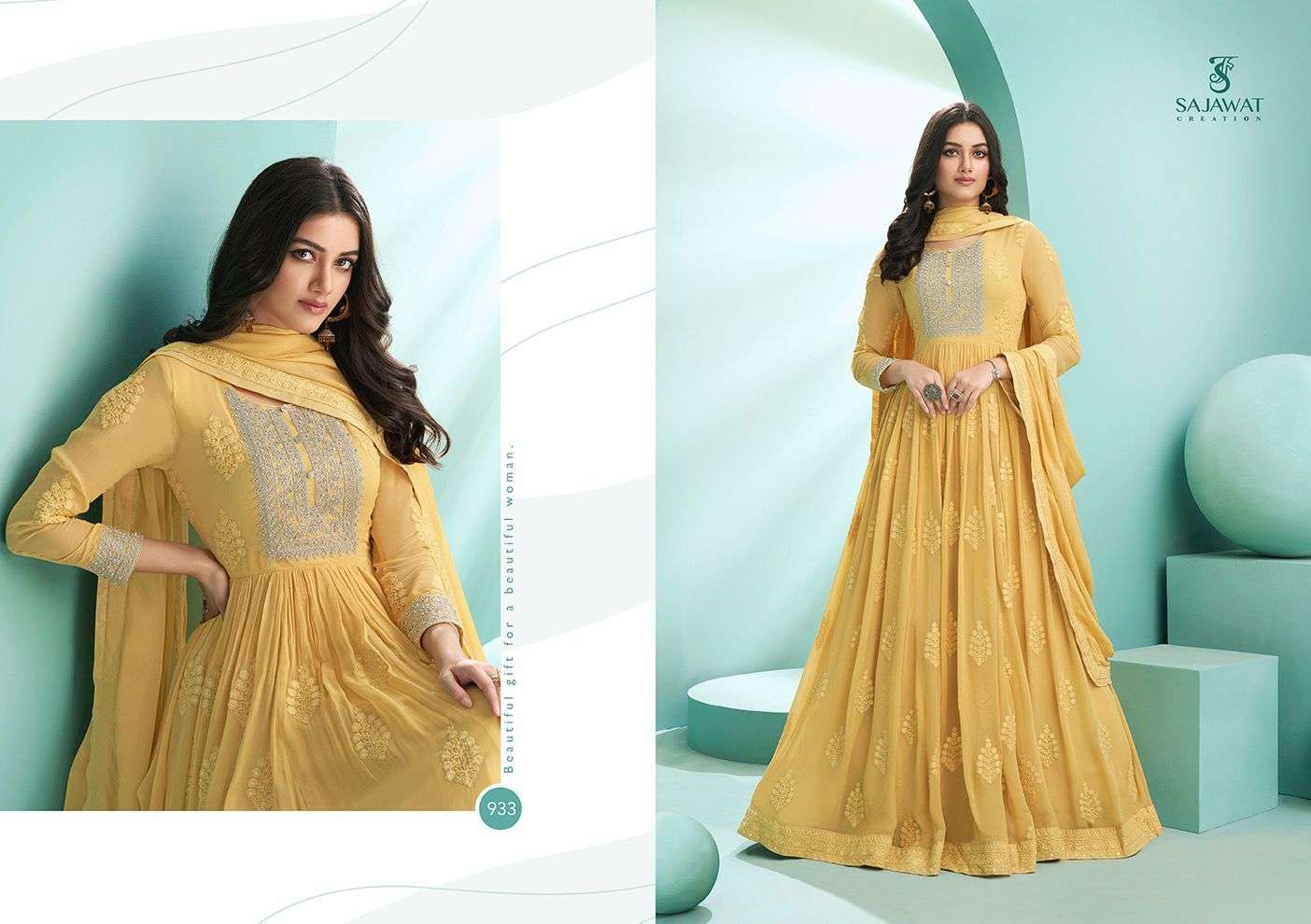 SAJAWAT CREATION KALPI VOLUME-1 FASTIVE WEAR CATALOG