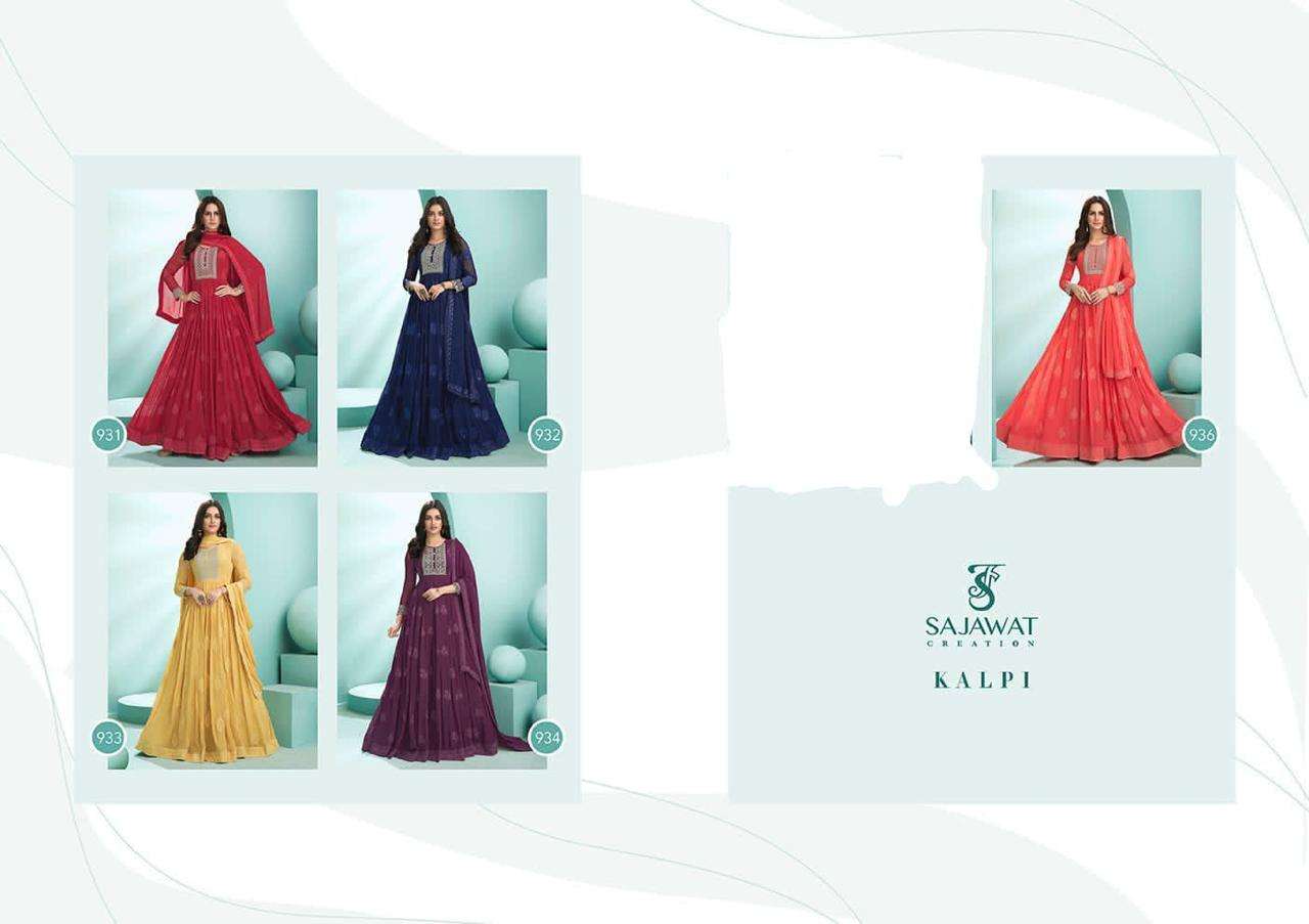 SAJAWAT CREATION KALPI VOLUME-1 FASTIVE WEAR CATALOG