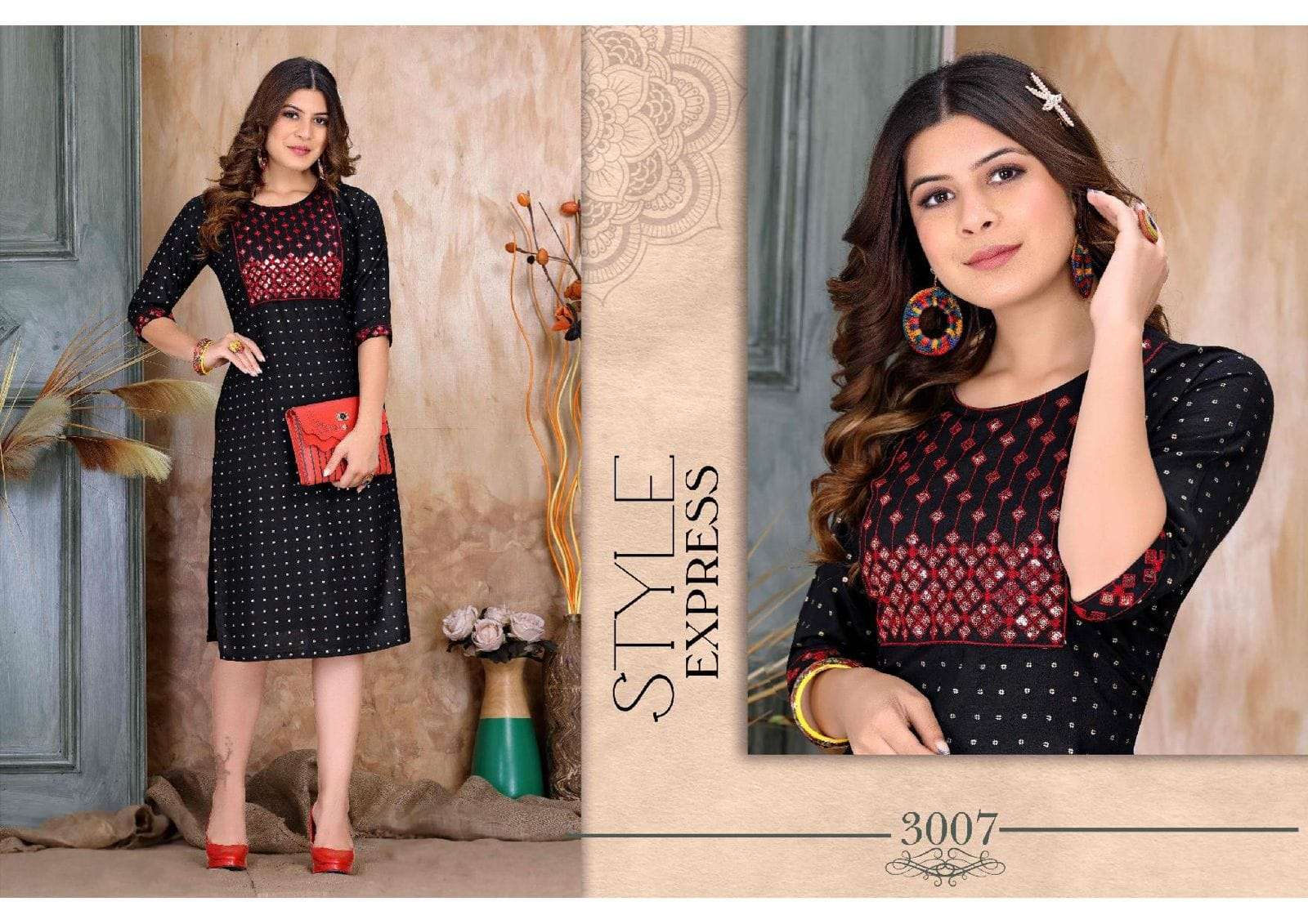 TEXOFAB GOLDEN INAYAT SEQUENCE KURTI CTALOG