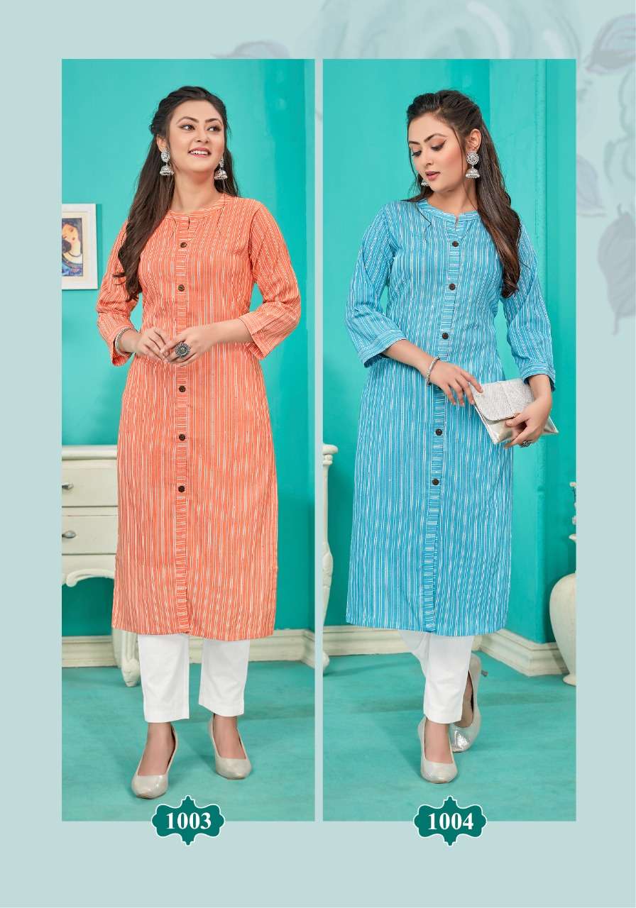 TEXOFAB  LIGHT & DARK VOL-1 COLOUR KURTI