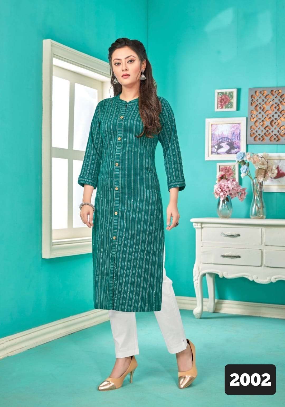 TEXOFAB  LIGHT & DARK VOL-1 COLOUR KURTI
