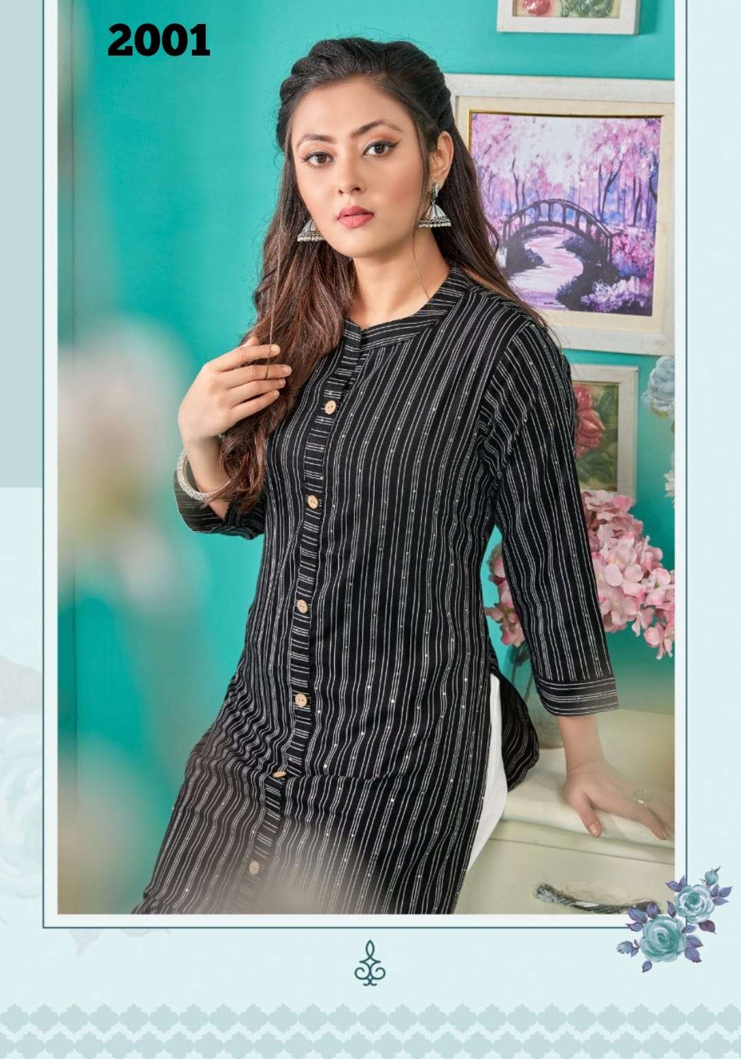 TEXOFAB  LIGHT & DARK VOL-1 COLOUR KURTI