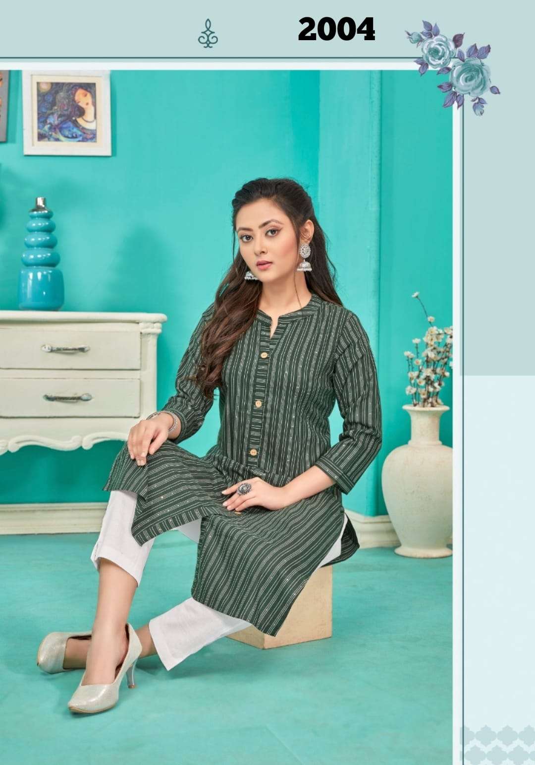 TEXOFAB  LIGHT & DARK VOL-1 COLOUR KURTI