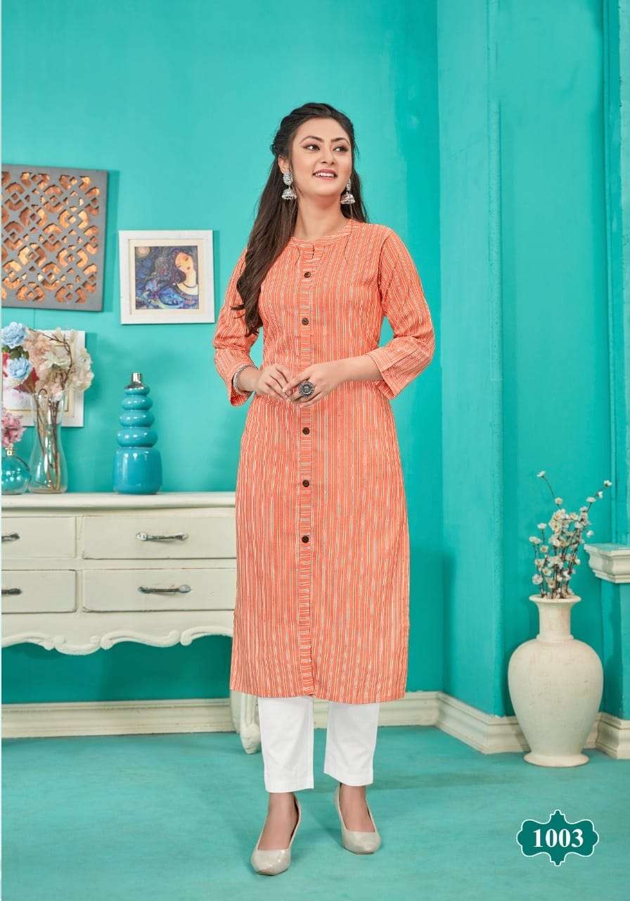 TEXOFAB  LIGHT & DARK VOL-1 COLOUR KURTI