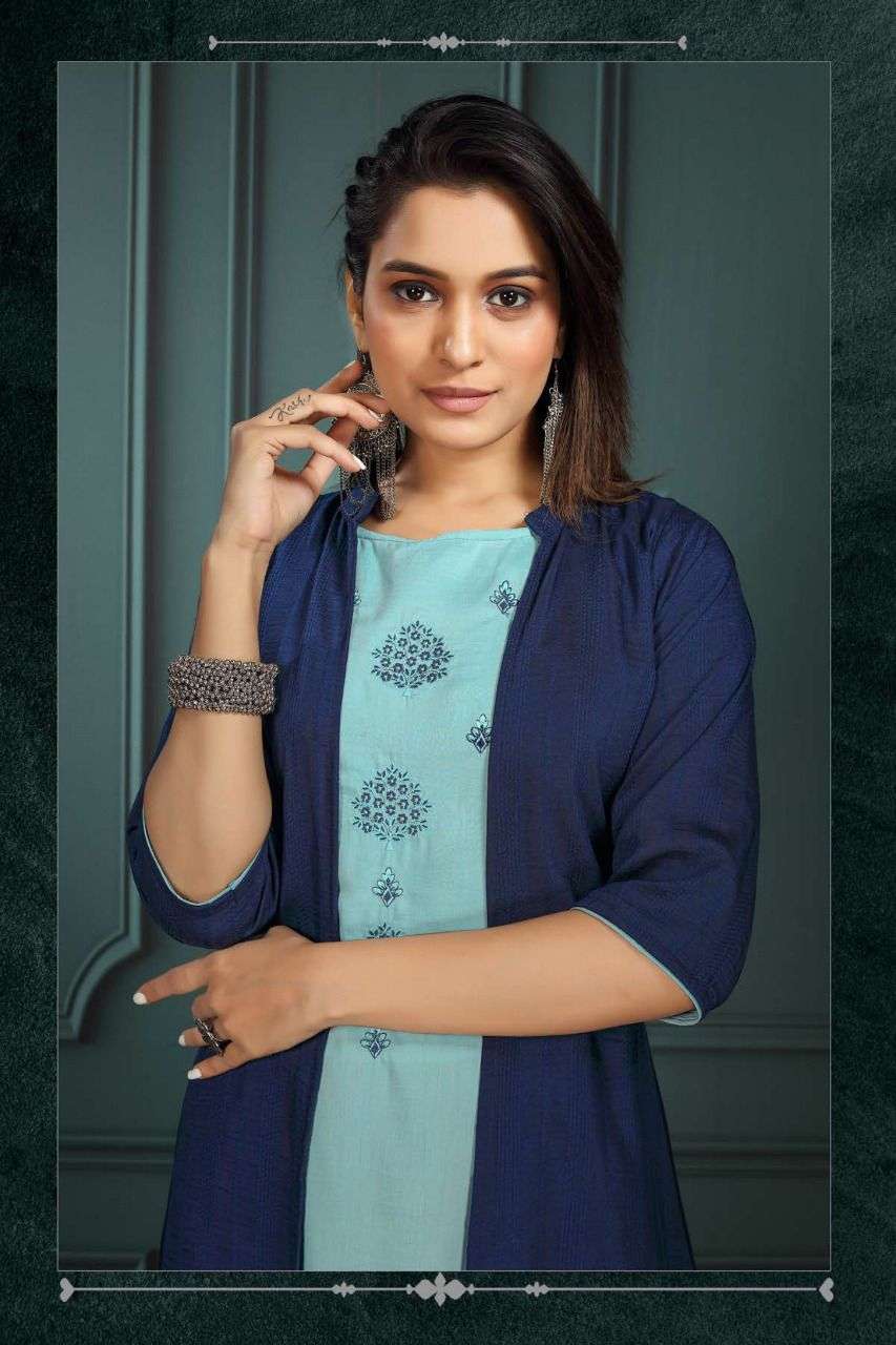TEXOFAB MOHEY KURTI WITH ATTACHED JECKET CATALOG