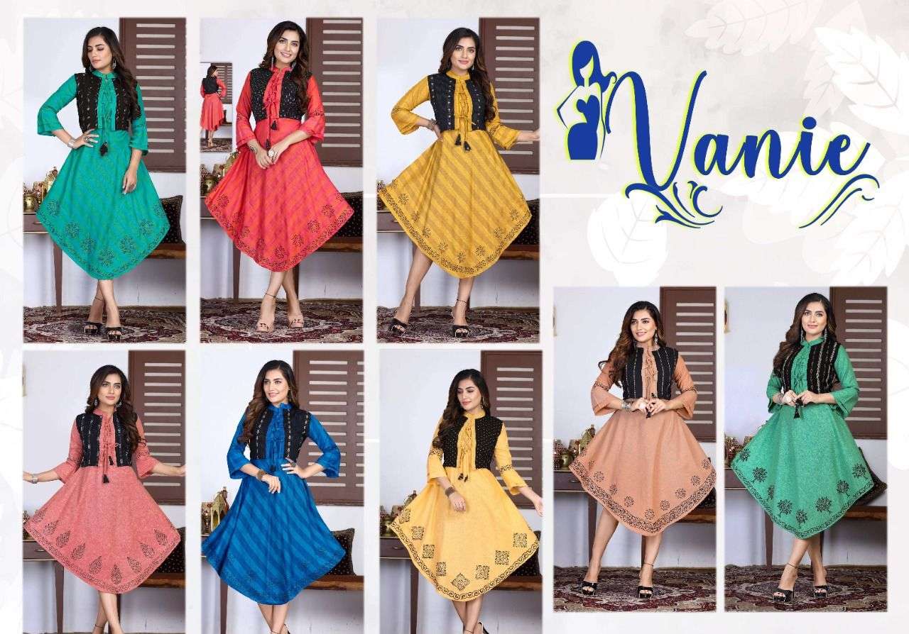 TEXOFAB  NEW VANIE VOL- 1LINE KURTI  CATALOG