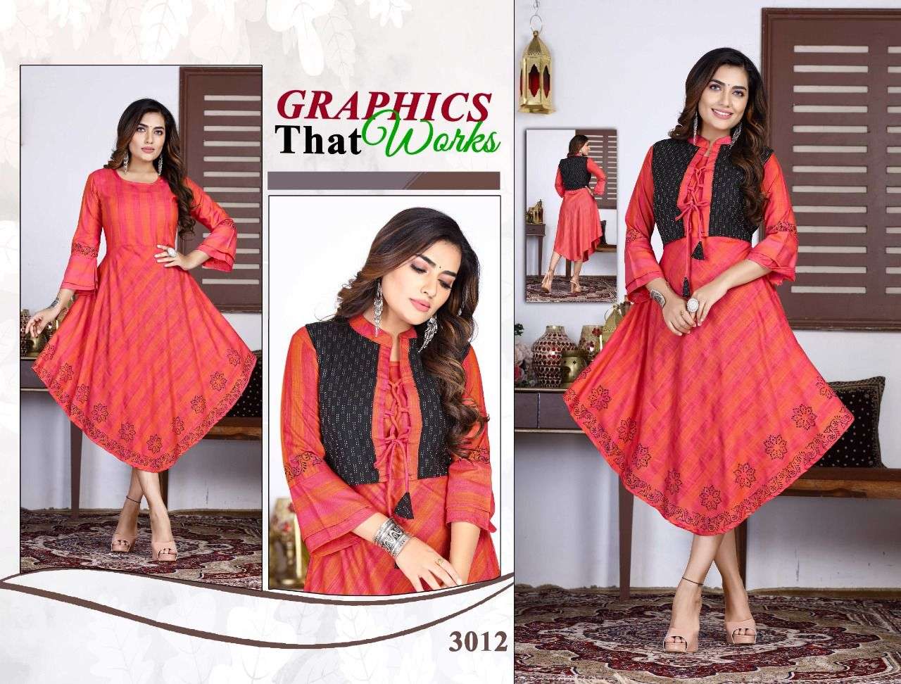 TEXOFAB  NEW VANIE VOL- 1LINE KURTI  CATALOG