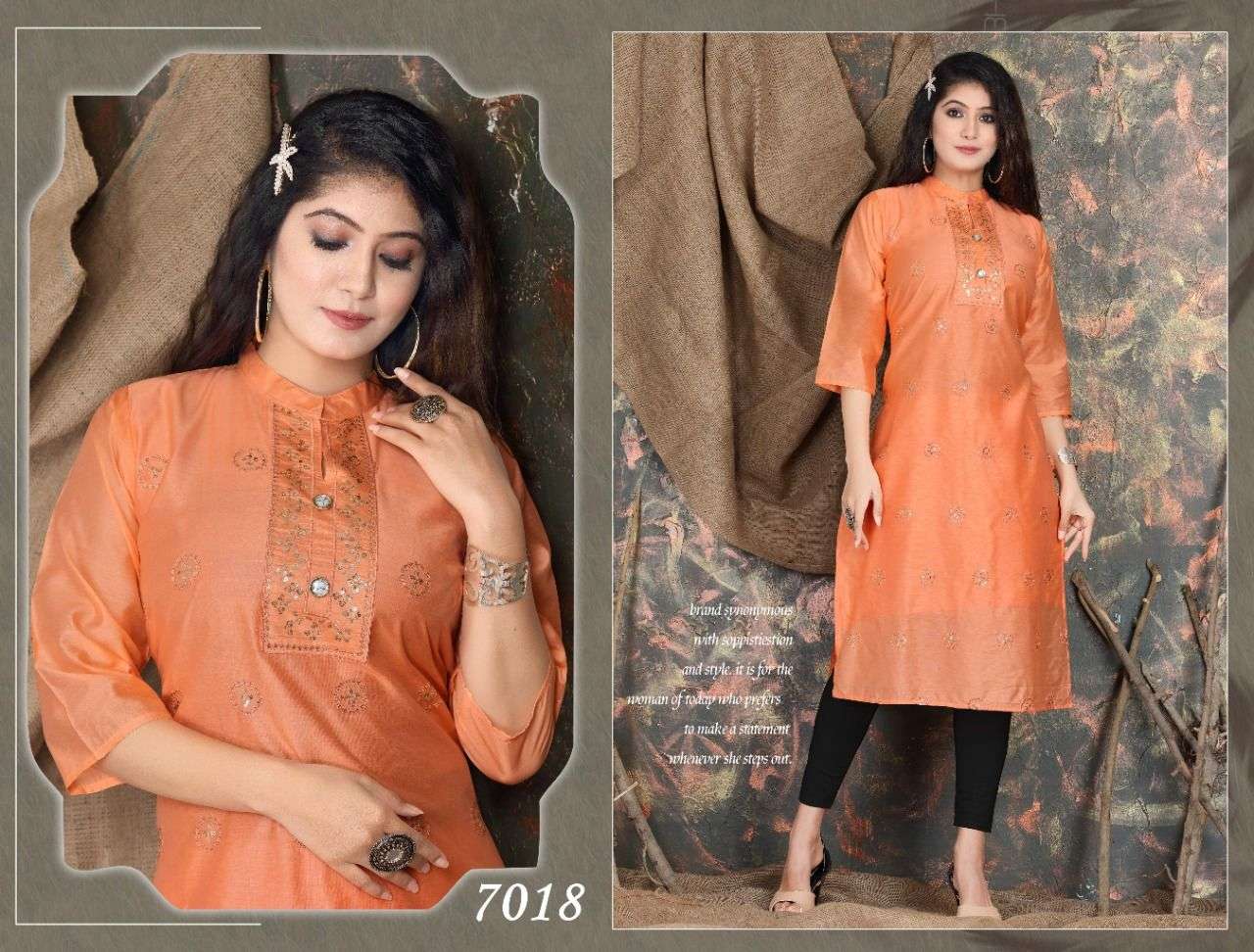 TEXOFAB RIYA SILLKY VOL-1 STRAIGHT KURTI CATALOG