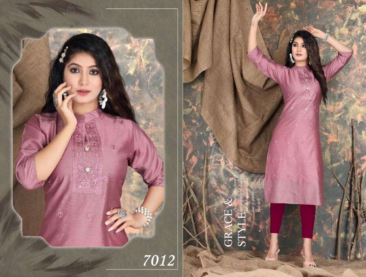 TEXOFAB RIYA SILLKY VOL-1 STRAIGHT KURTI CATALOG