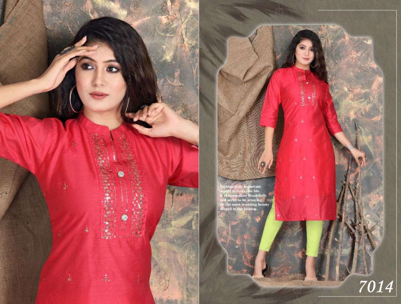 TEXOFAB RIYA SILLKY VOL-1 STRAIGHT KURTI CATALOG